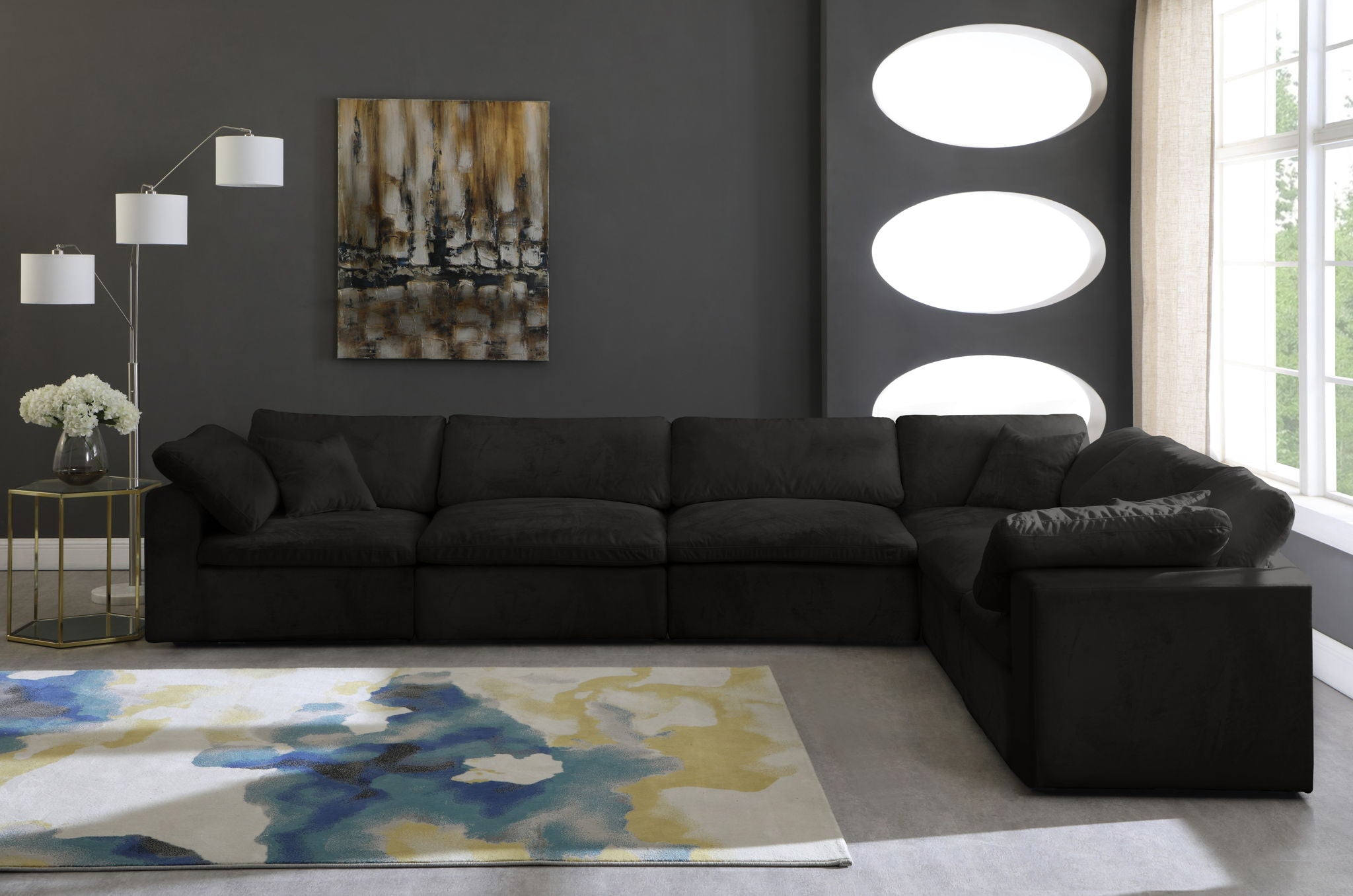 Cozy - 6 Piece Modular Corner Sectional - Urban Living Furniture (Los Angeles, CA)