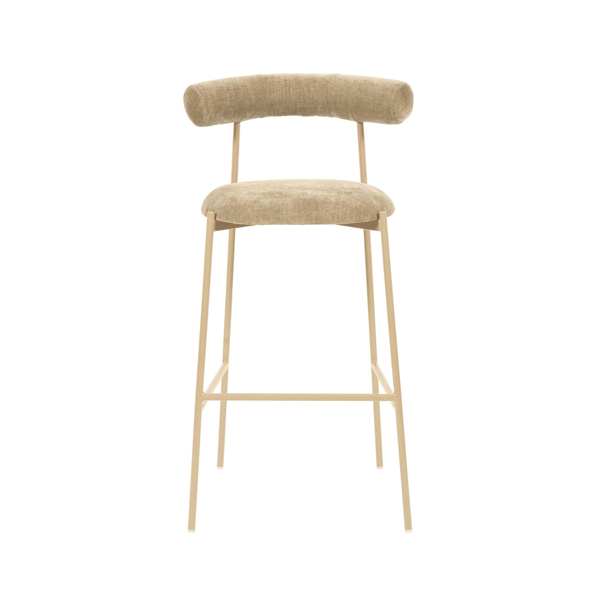 Liliana - Velvet Bar Stool - Urban Living Furniture (Los Angeles, CA)