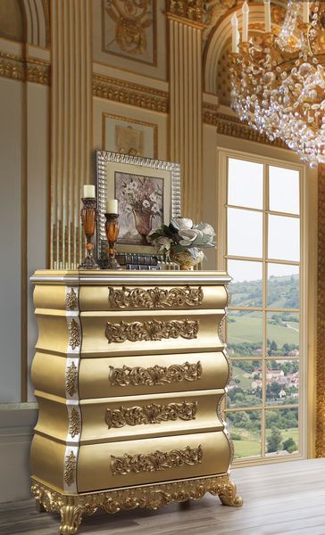 Seville - Chest - Gold Finish - Urban Living Furniture (Los Angeles, CA)