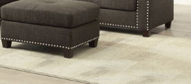 Laurissa - Linen Ottoman - Urban Living Furniture (Los Angeles, CA)