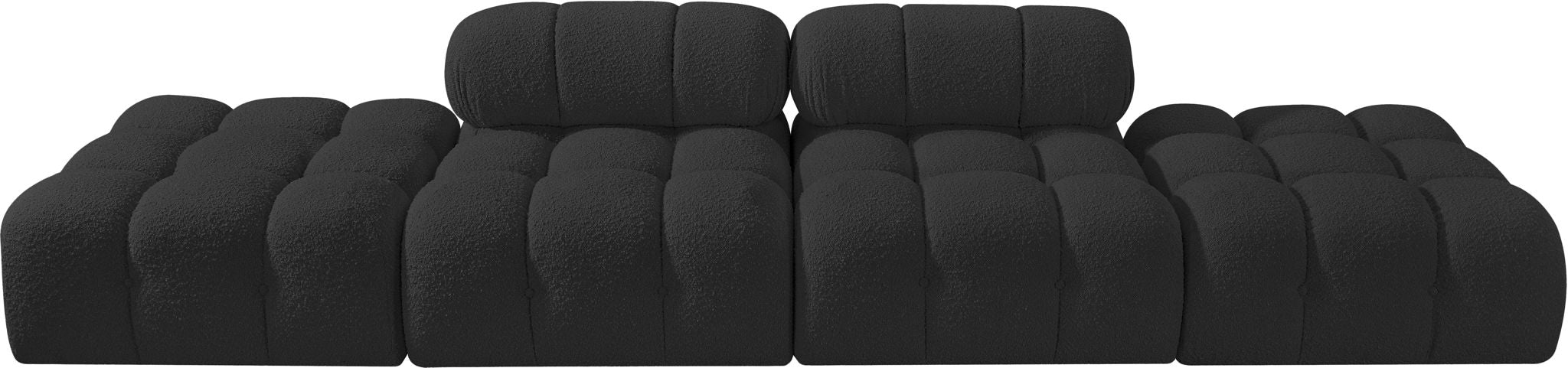 Ames - 4 Piece Boucle Upholstered Modular Sofa With 2 Backless Seats - Urban Living Furniture (Los Angeles, CA)