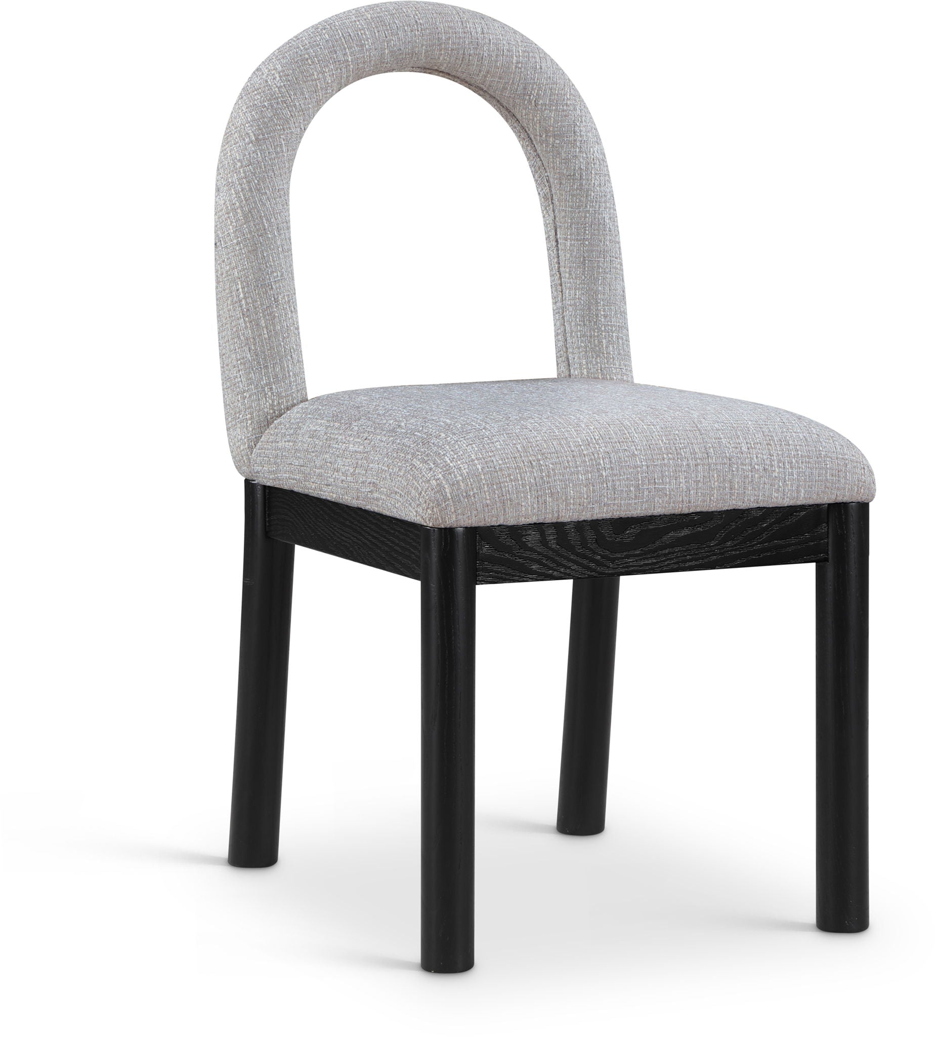 Conrad - Linen Dining Chair With Black Legs - Urban Living Furniture (Los Angeles, CA)