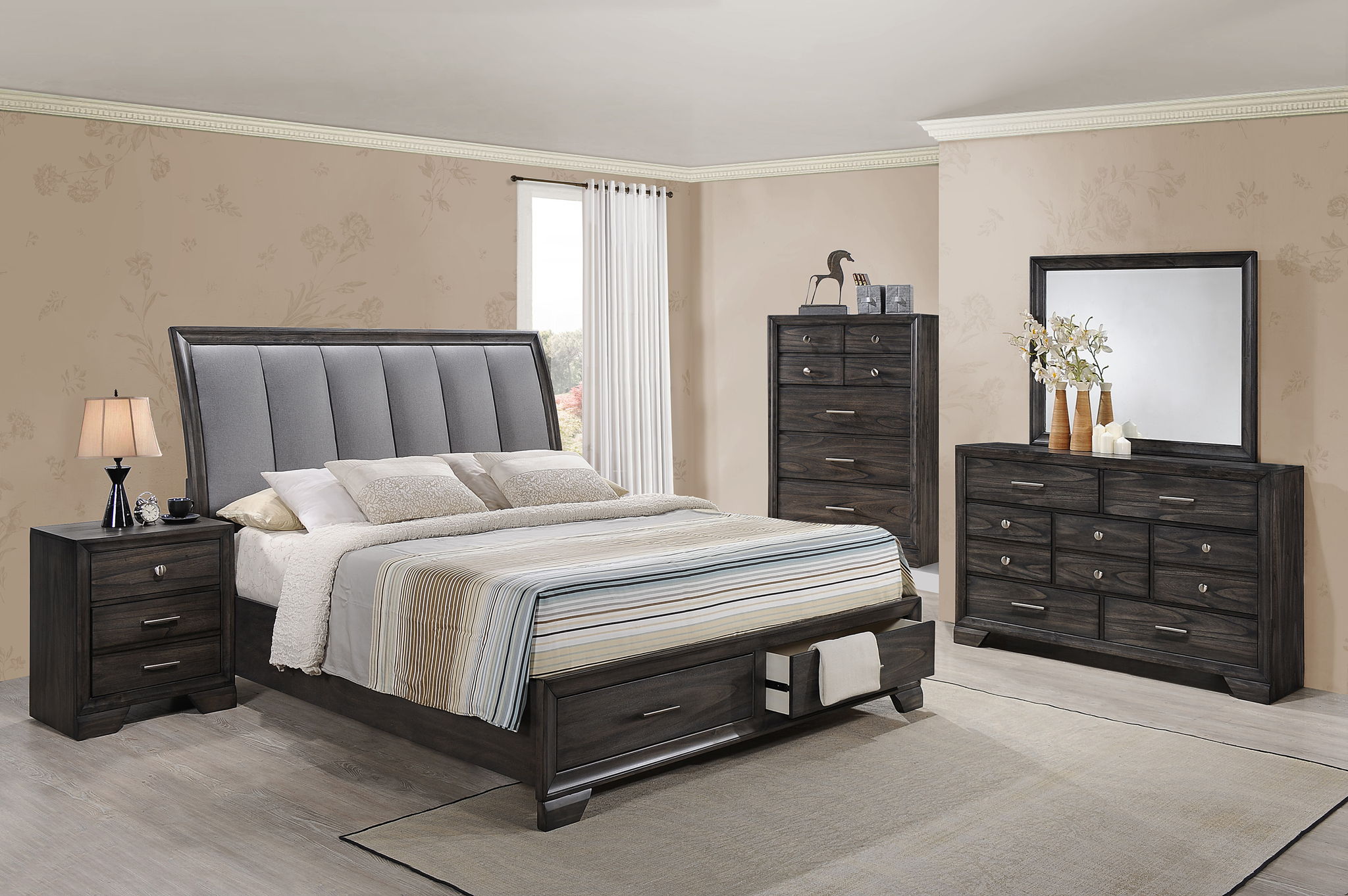 Jaymes - Accent Nightstand - Gray - Urban Living Furniture (Los Angeles, CA)