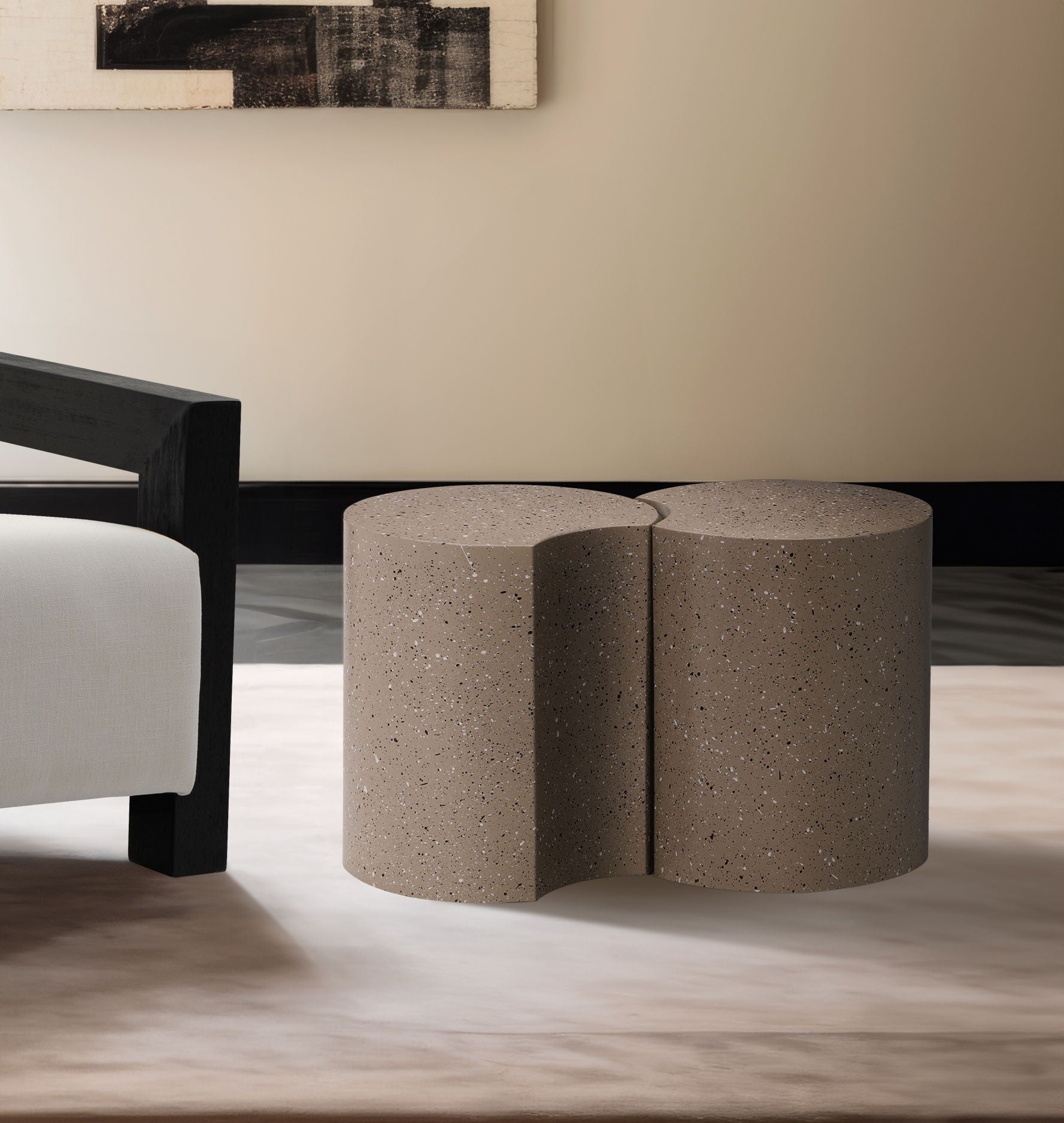 Dimple - 2 Piece Modular End Table - Terazzo Finish - Urban Living Furniture (Los Angeles, CA)