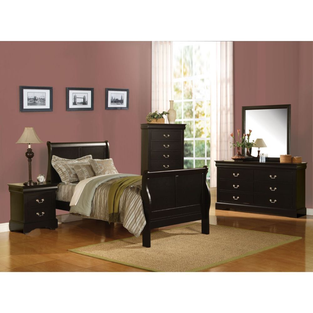Louis Philippe III - Bed (FB 34"H) - Urban Living Furniture (Los Angeles, CA)