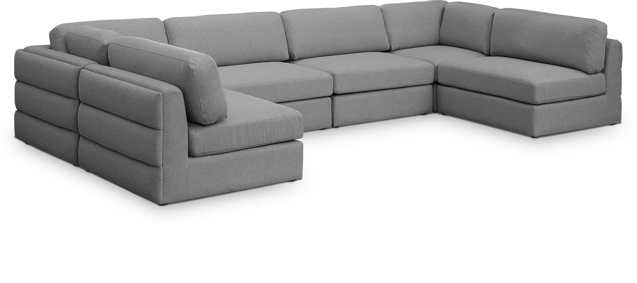 Beckham - 6 Piece Modular U-Shaped Armless Sectional - Urban Living Furniture (Los Angeles, CA)