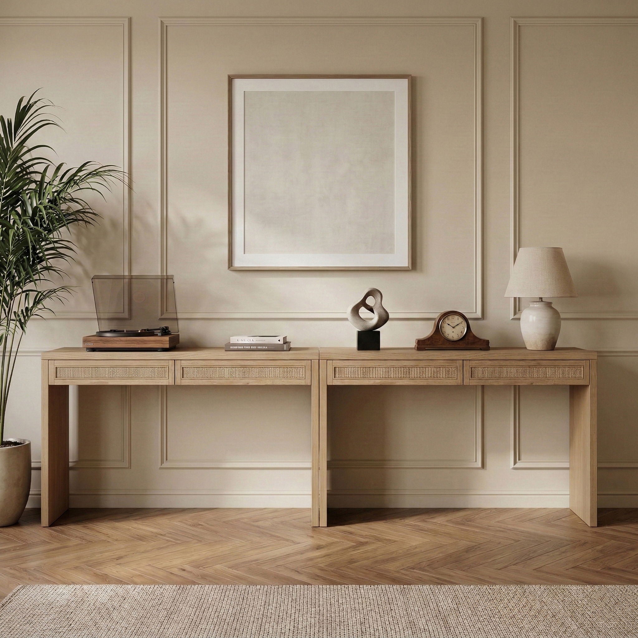 Avro - Solid Wood And Oak Veneer Desk - Urban Living Furniture (Los Angeles, CA)