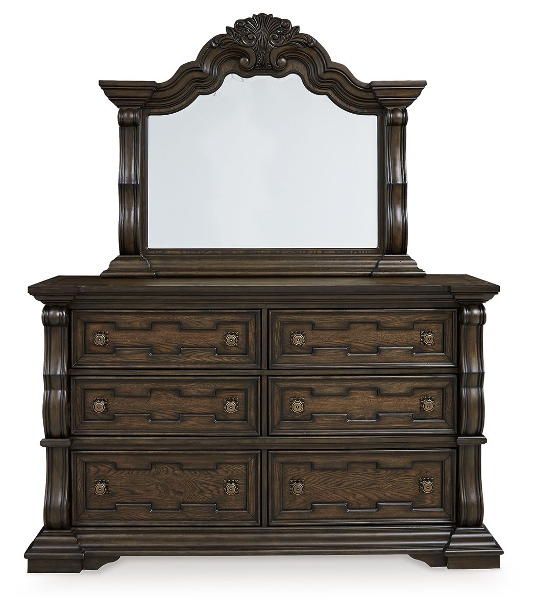 Maylee - Dark Brown - Dresser And Mirror - Urban Living Furniture (Los Angeles, CA)
