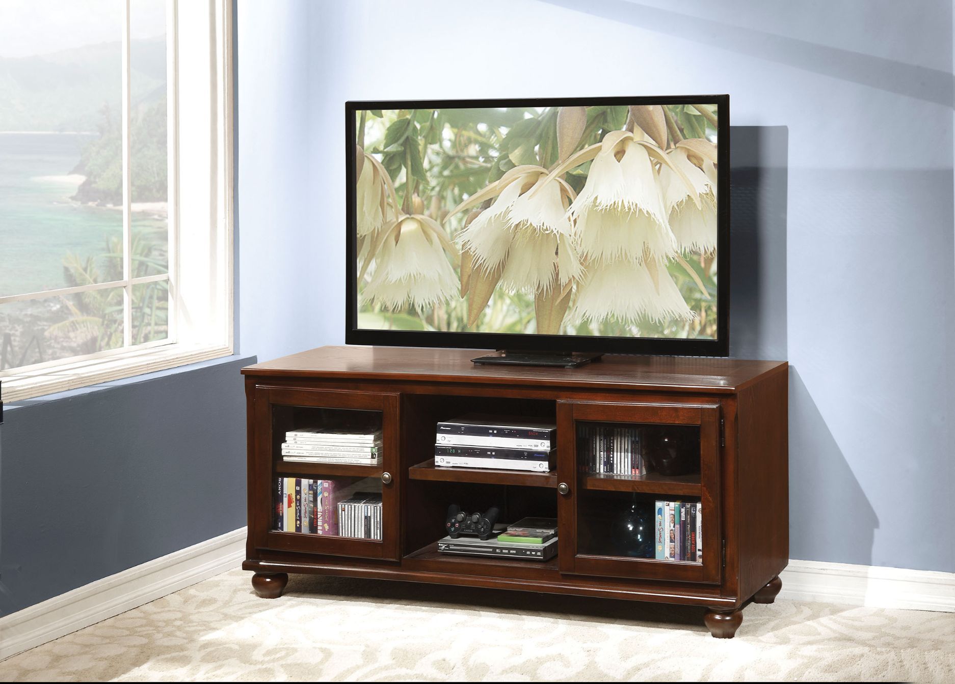 Dita - TV Stand - Walnut - Urban Living Furniture (Los Angeles, CA)