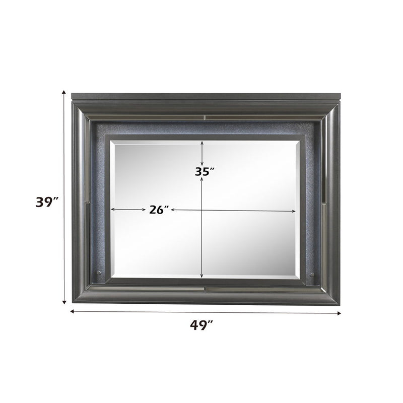 Sawyer - Mirror - Metallic Gray - Urban Living Furniture (Los Angeles, CA)