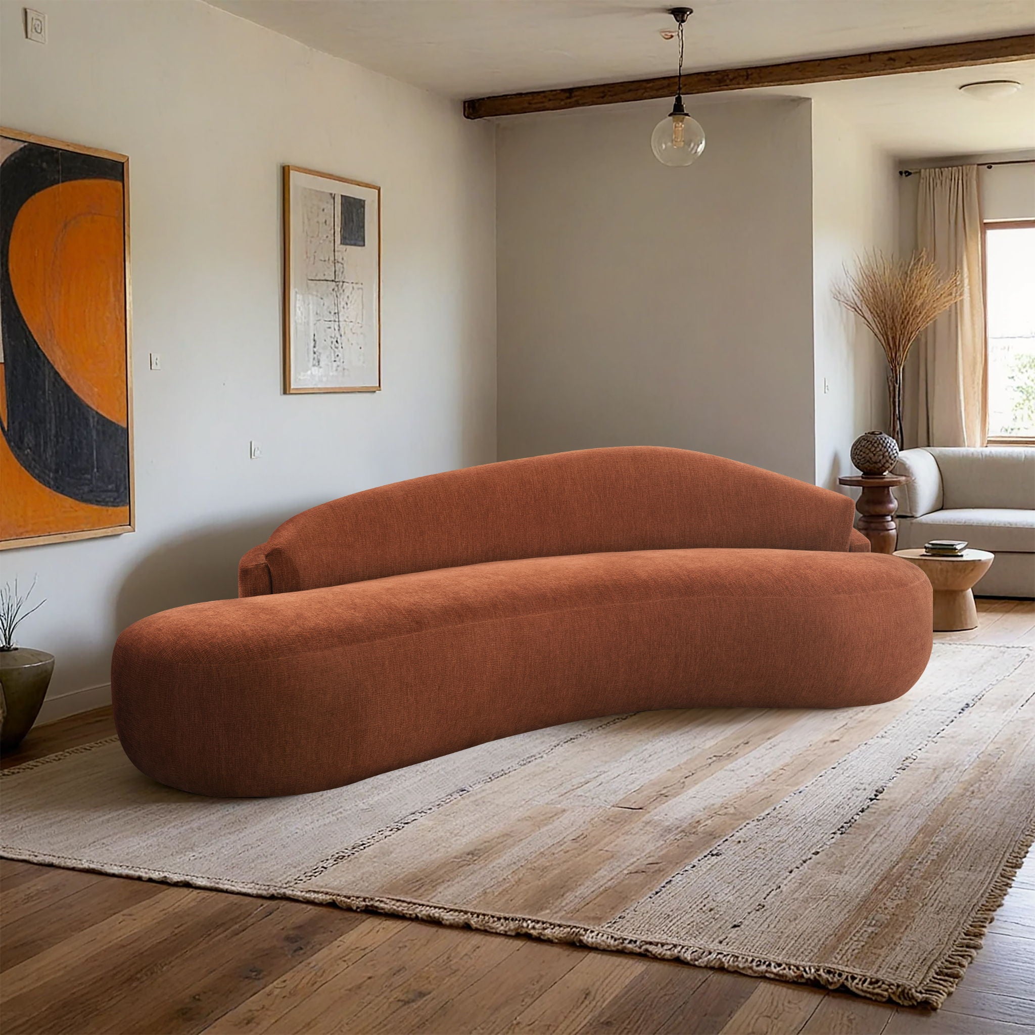 Caspian - Chenille Fabric Upholstered Sofa - Urban Living Furniture (Los Angeles, CA)