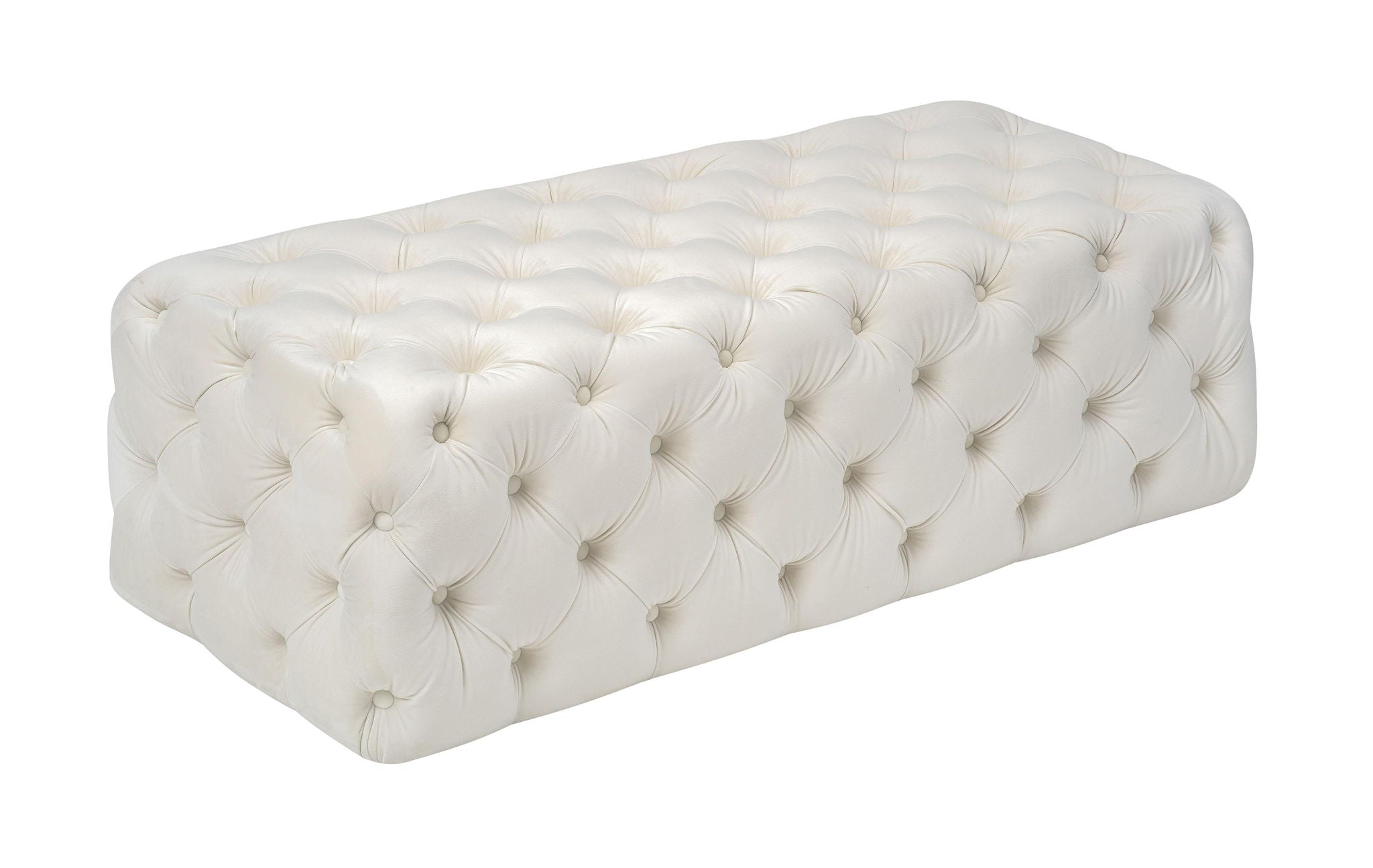 Kaylee - Velvet Ottoman - Urban Living Furniture (Los Angeles, CA)