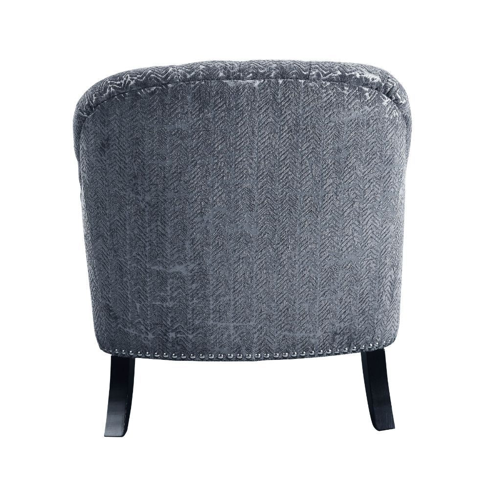 Gaura - Chair - Pattern Gray Velvet - Urban Living Furniture (Los Angeles, CA)