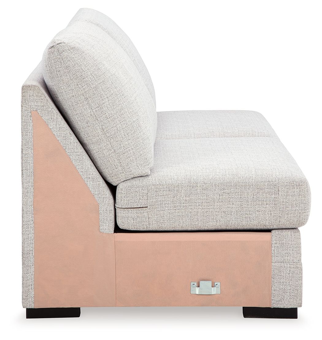 Koralynn - Armless Loveseat - Stone - Urban Living Furniture (Los Angeles, CA)