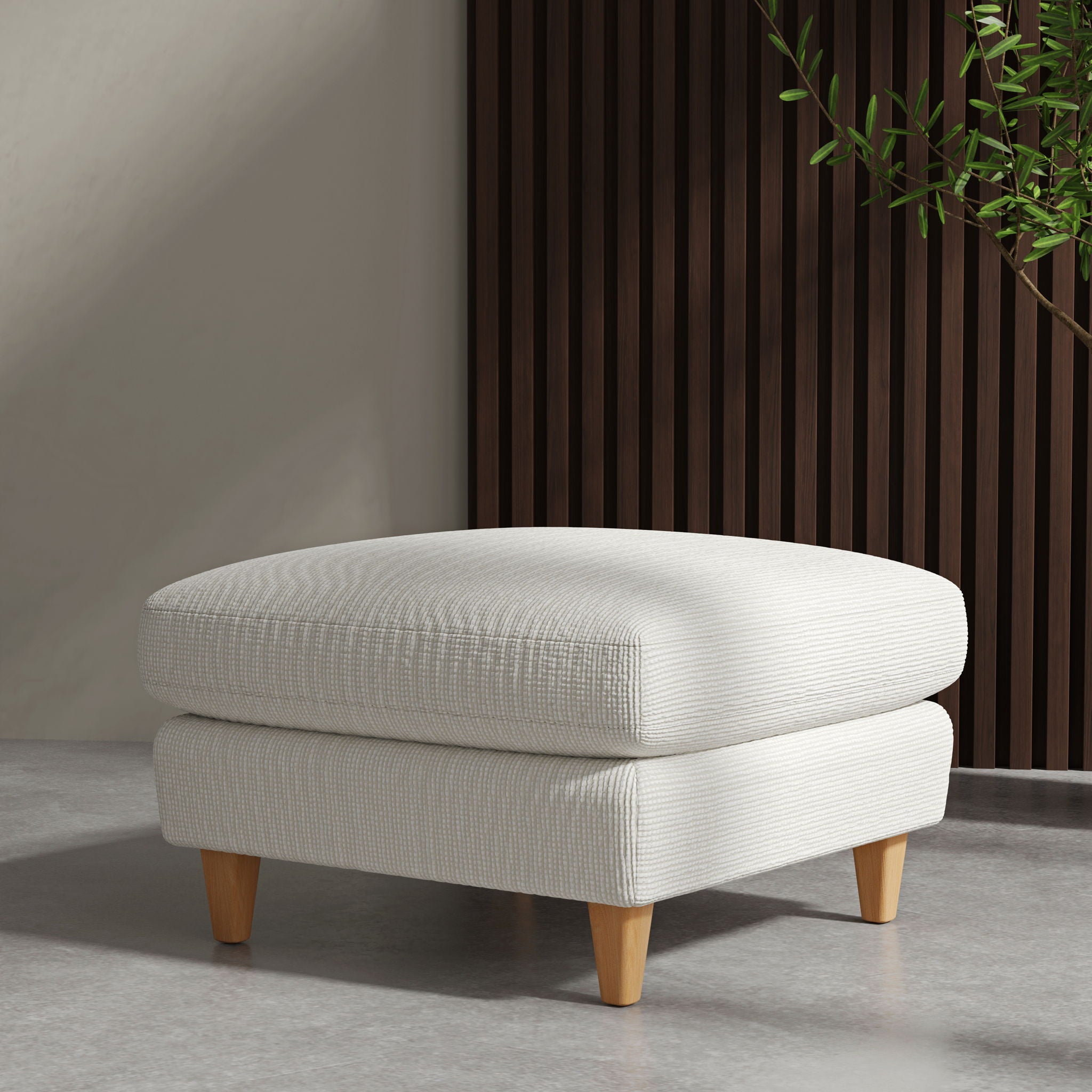 Vogue - Ottoman - Farlo Chalk - Urban Living Furniture (Los Angeles, CA)