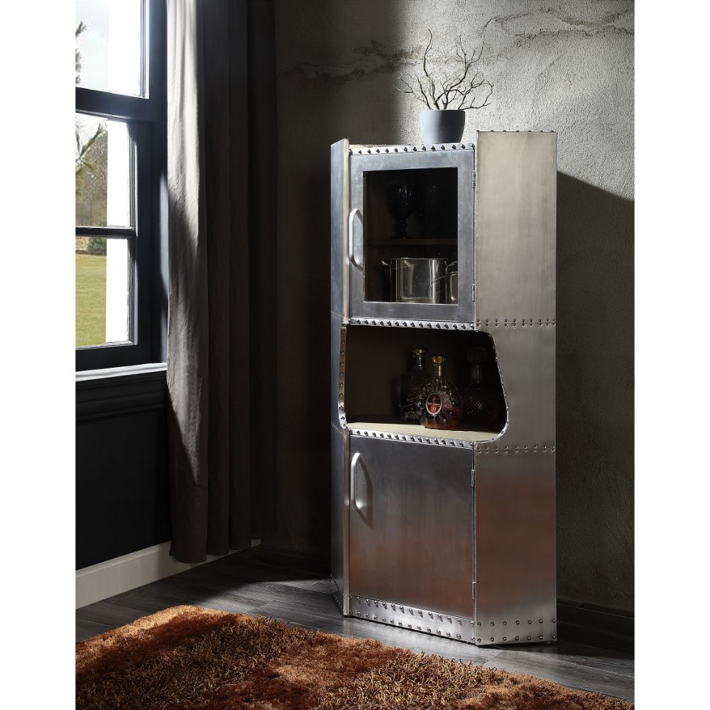 Brancaster - Cabinet - Aluminum - 57" - Urban Living Furniture (Los Angeles, CA)
