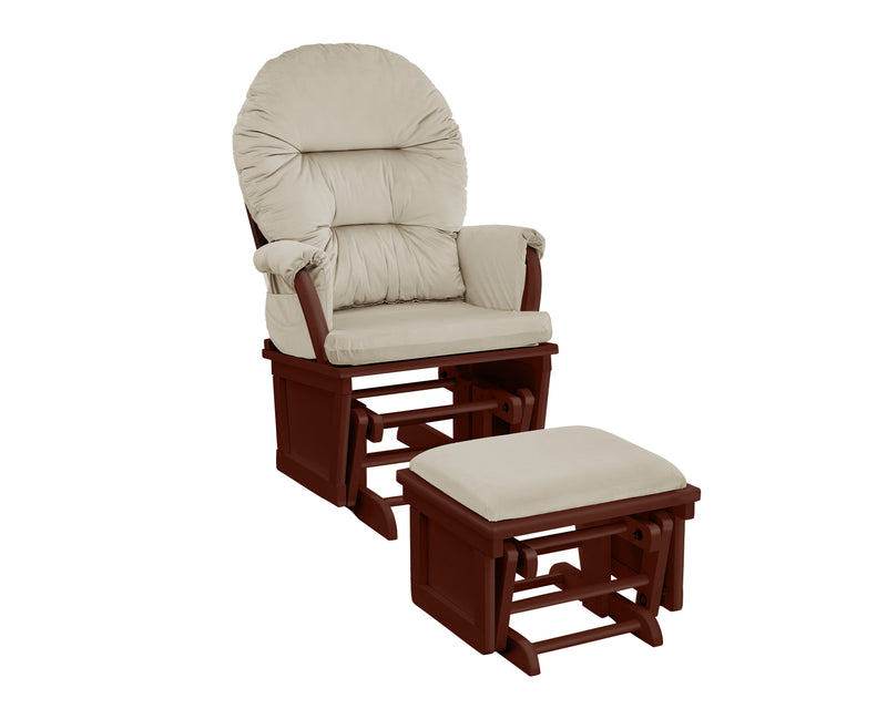 Madison - Glider & Ottoman - White Base - Urban Living Furniture (Los Angeles, CA)
