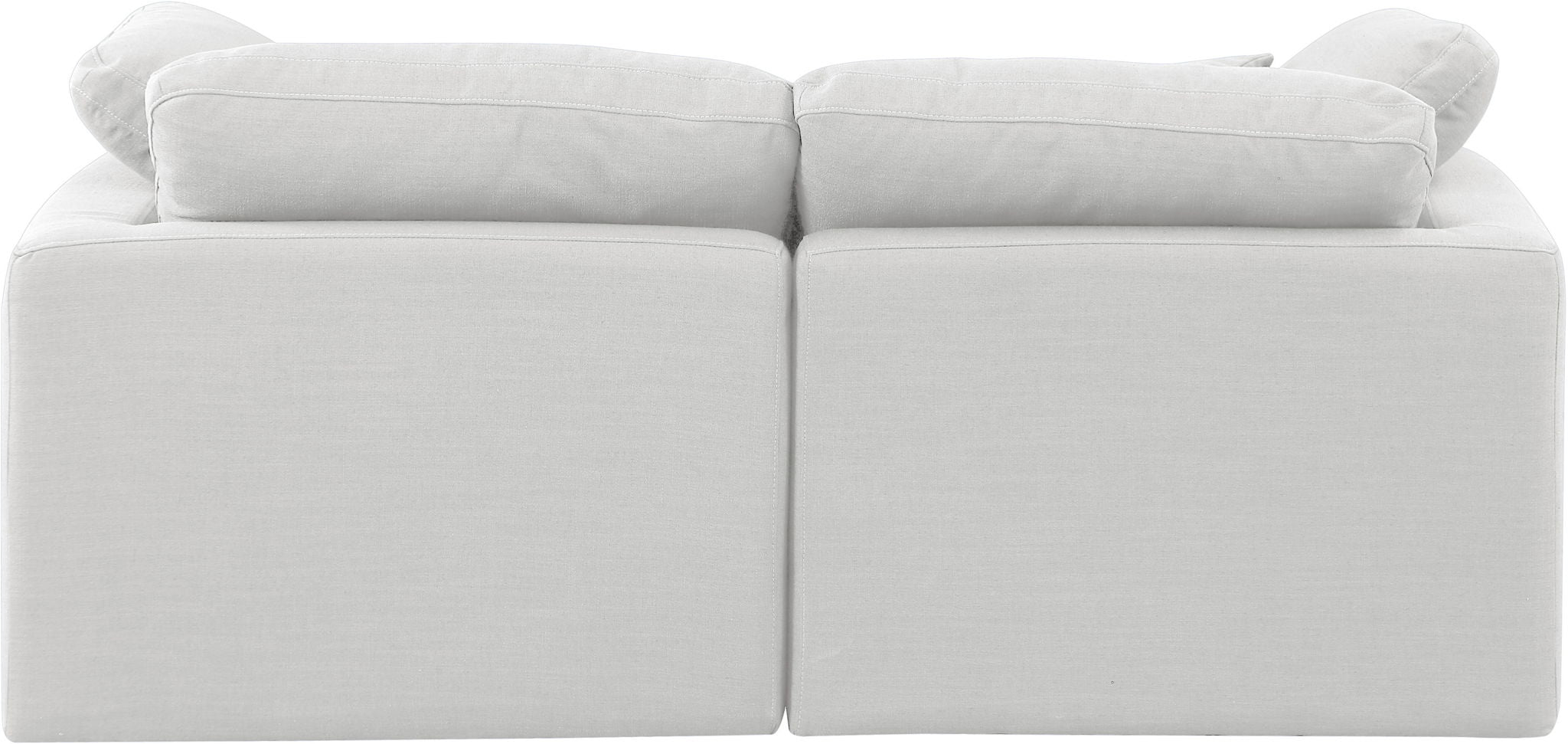 Indulge - Linen 2 Piece Modular Sofa - White - Urban Living Furniture (Los Angeles, CA)