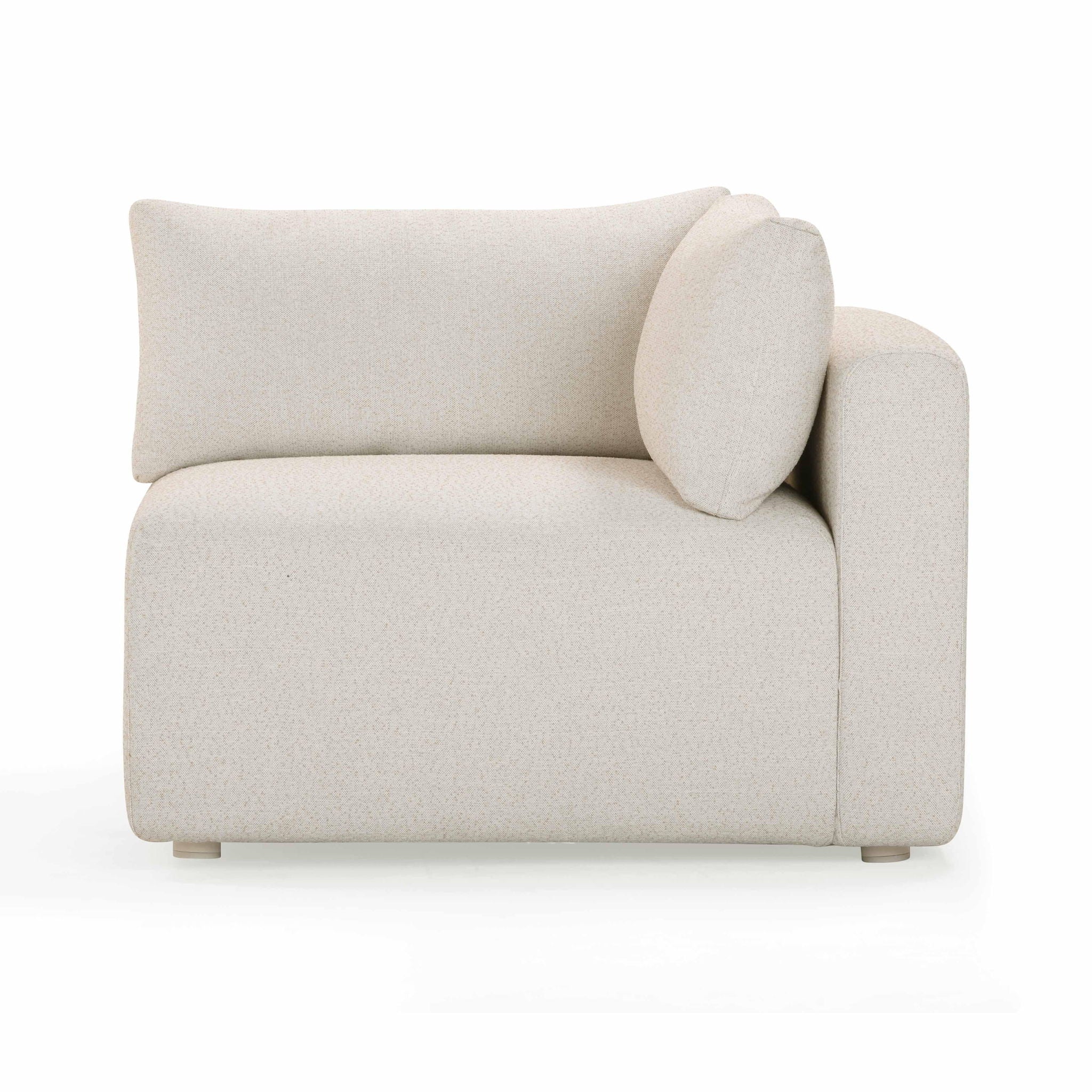 Hangover - Outdoor Modular Corner Chair - Cream - Urban Living Furniture (Los Angeles, CA)