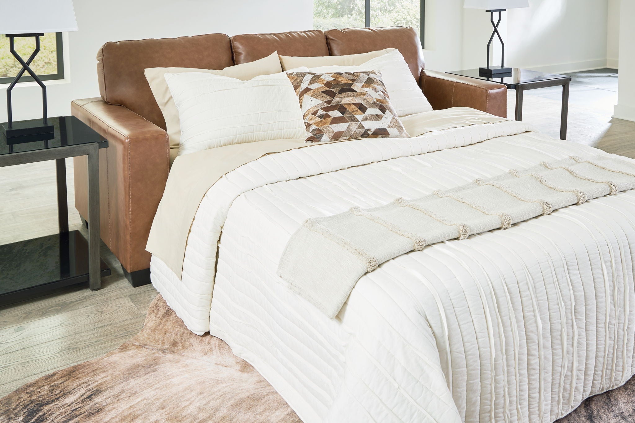 Bolsena - Caramel - Queen Sofa Sleeper - Urban Living Furniture (Los Angeles, CA)