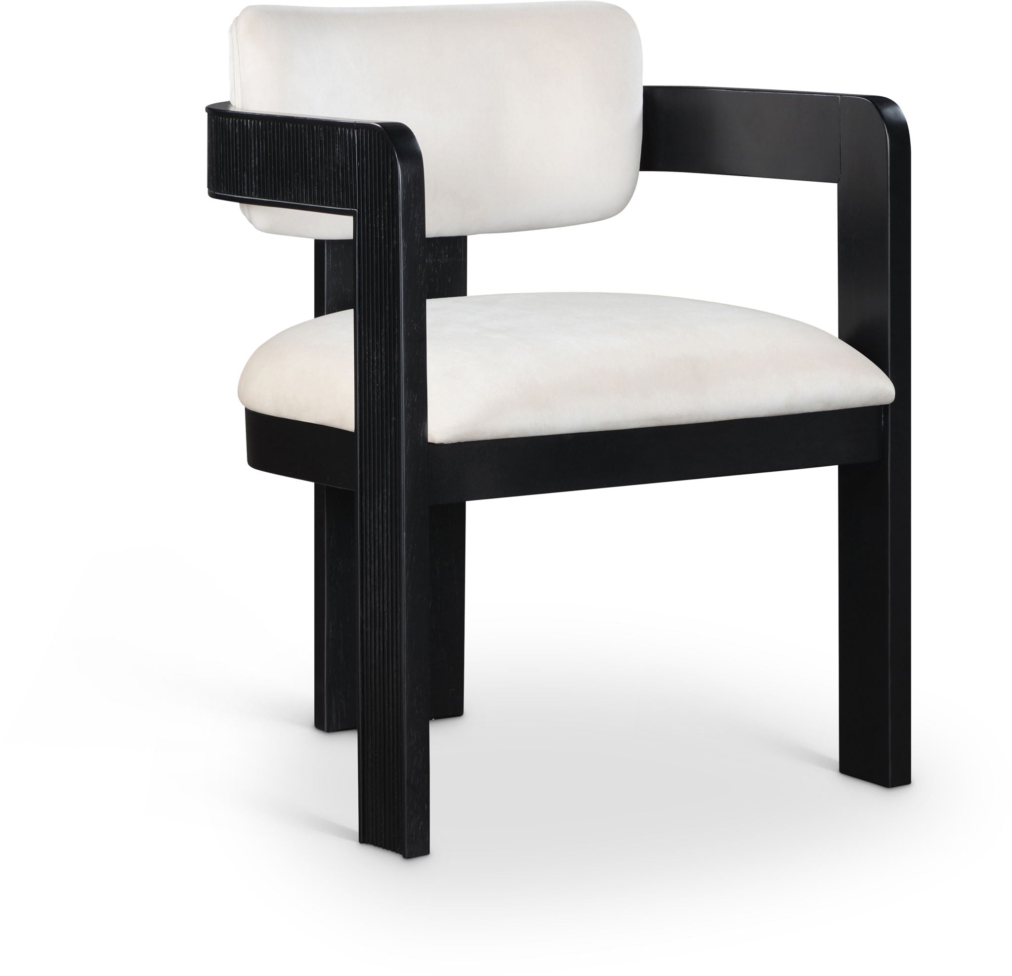 Sacha - Velvet Dining Chair With Black Base (Set of 2) - Urban Living Furniture (Los Angeles, CA)