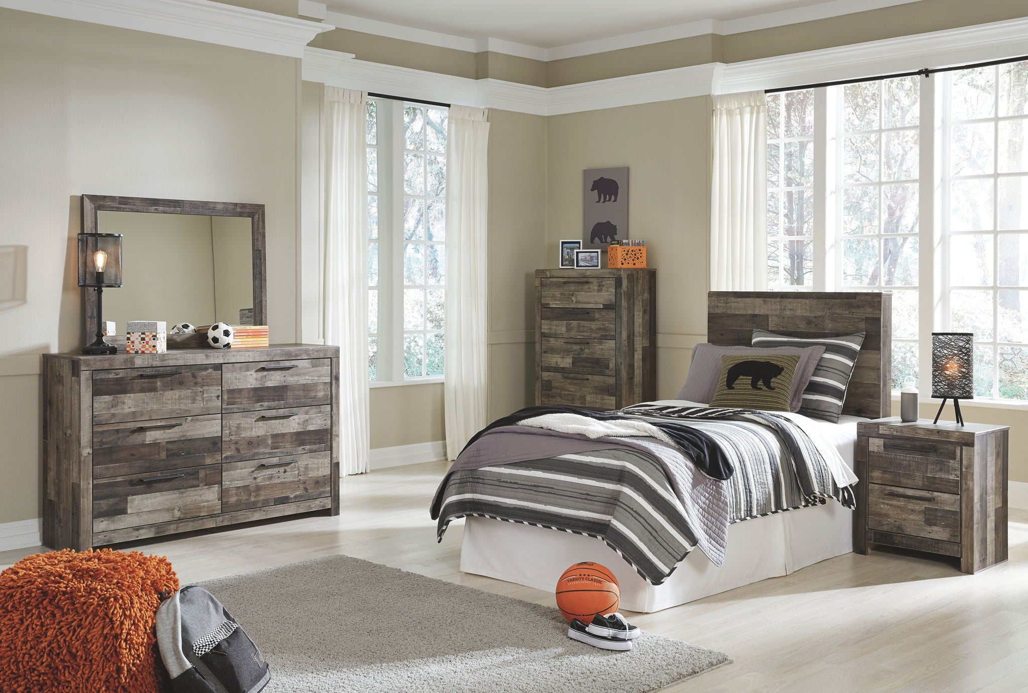 Derekson - Headboard With Bed Frame - Urban Living Furniture (Los Angeles, CA)