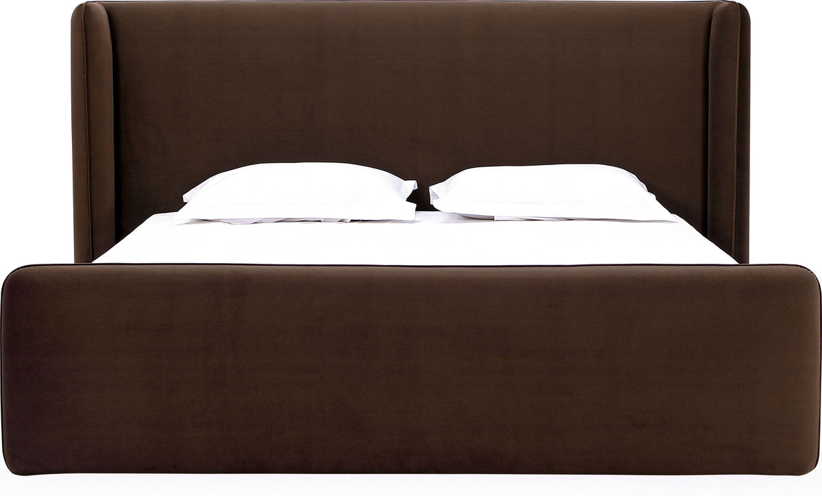 Formosa Bacall - Velvet Upholstered Wingback Platform Bed (2026)