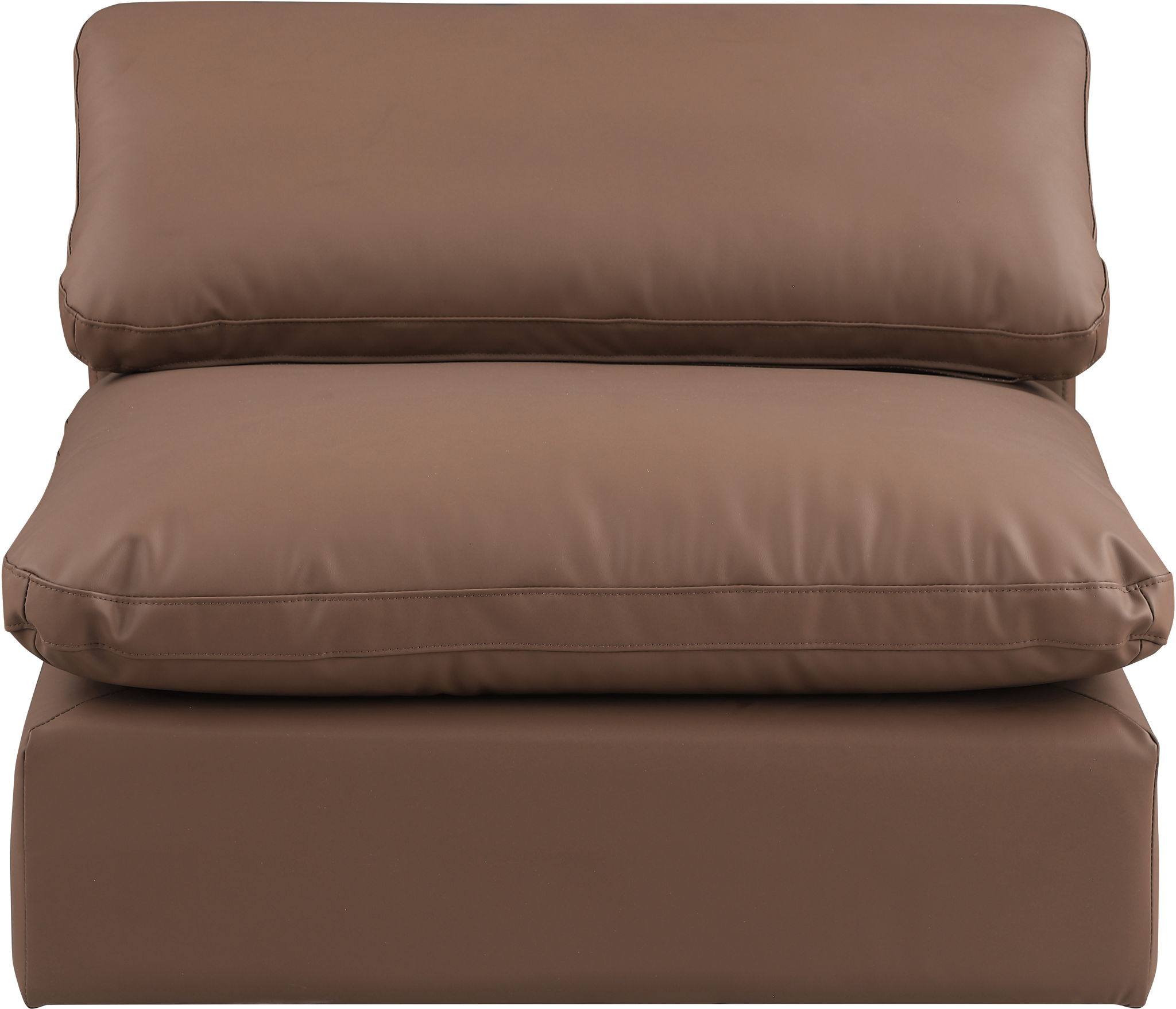 Comfy - Faux Leather Armless Chair - Urban Living Furniture (Los Angeles, CA)