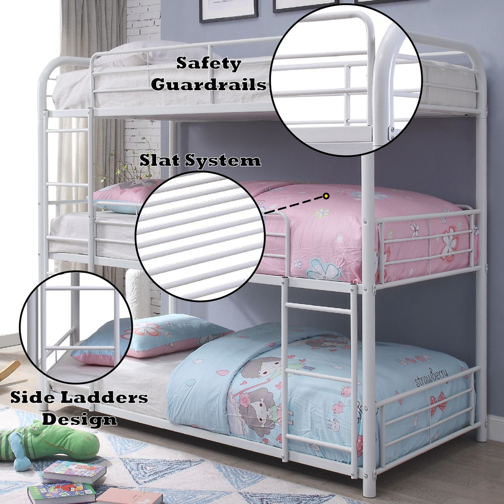Cairo - Triple Bunk Bed - Urban Living Furniture (Los Angeles, CA)