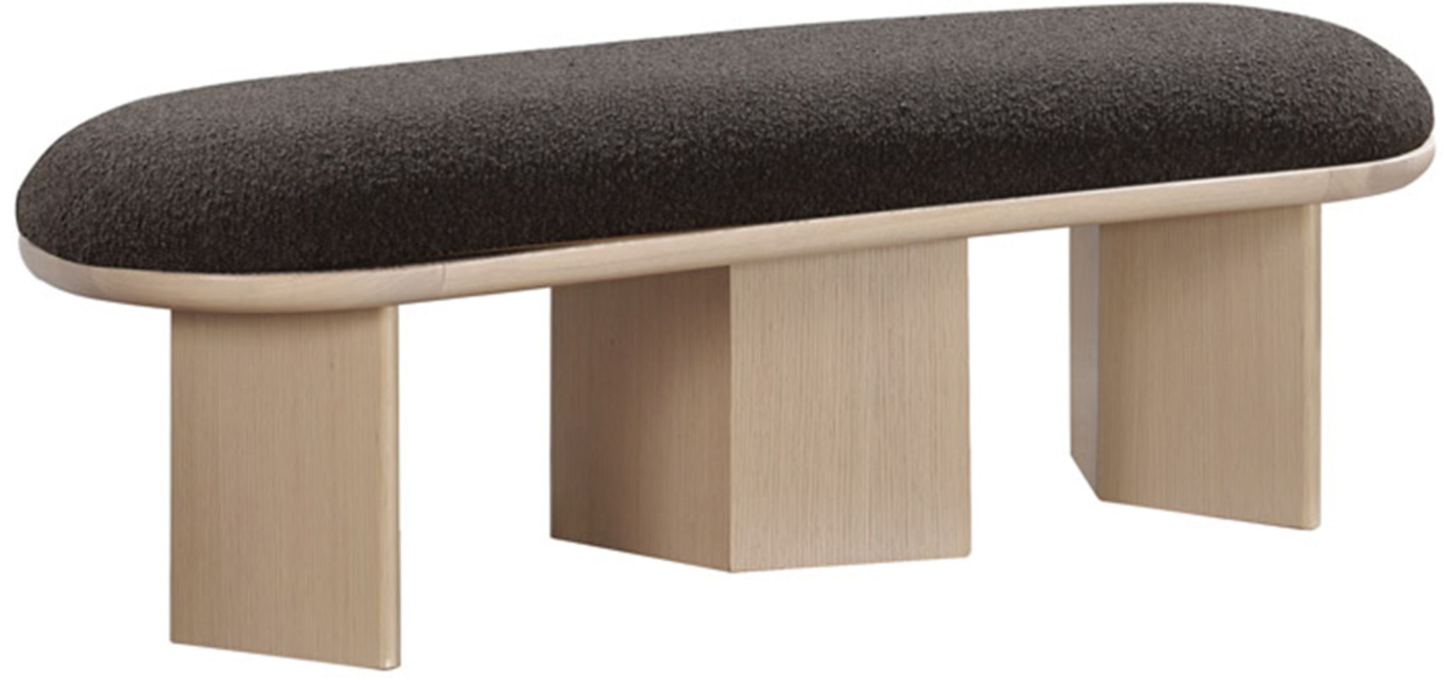 Wilshire - Bench With Natural Base - Urban Living Furniture (Los Angeles, CA)