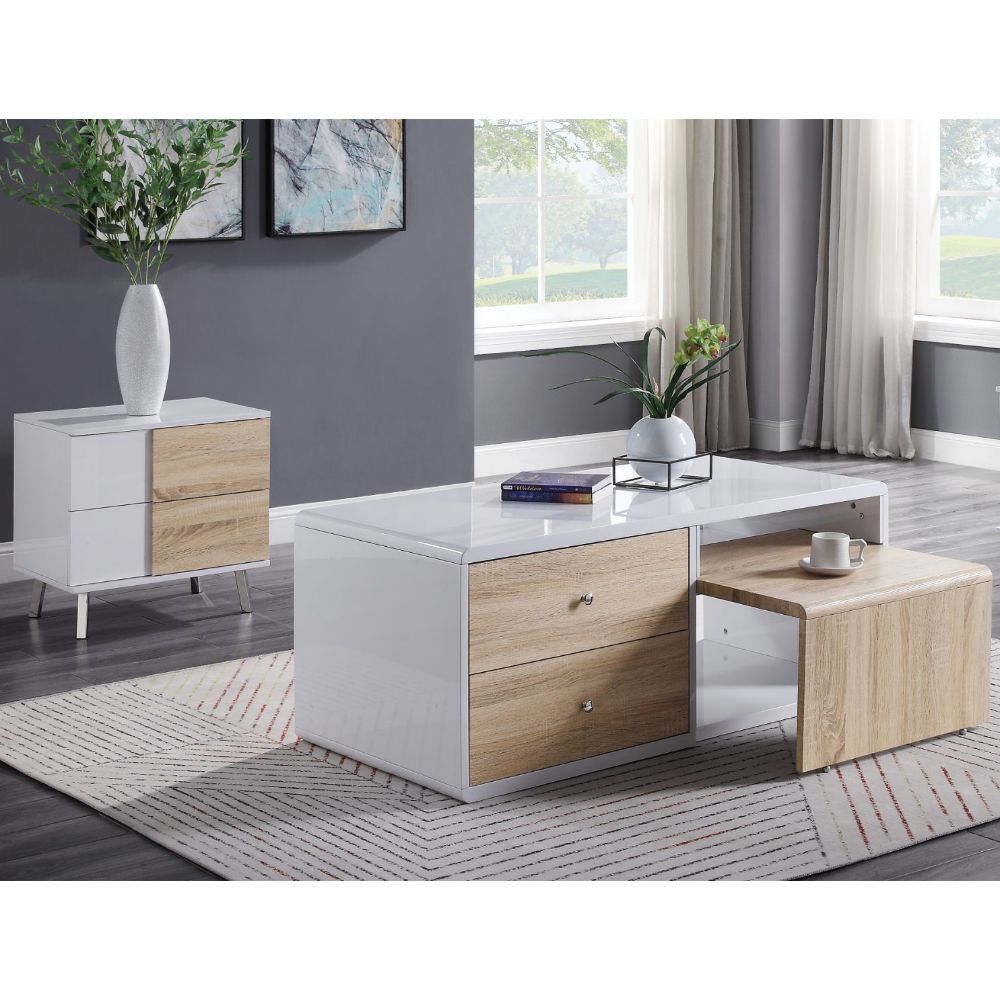 Verux - Coffee Table - White High Gloss - Urban Living Furniture (Los Angeles, CA)