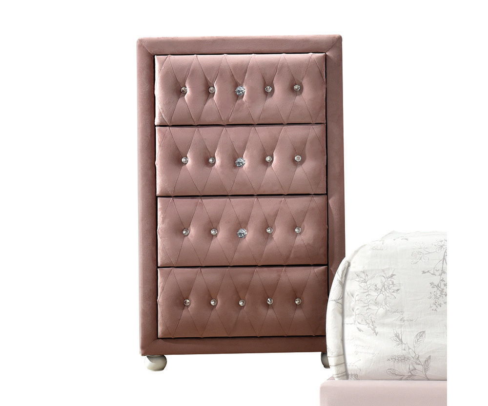 Reggie - Chest - Pink Fabric - Urban Living Furniture (Los Angeles, CA)
