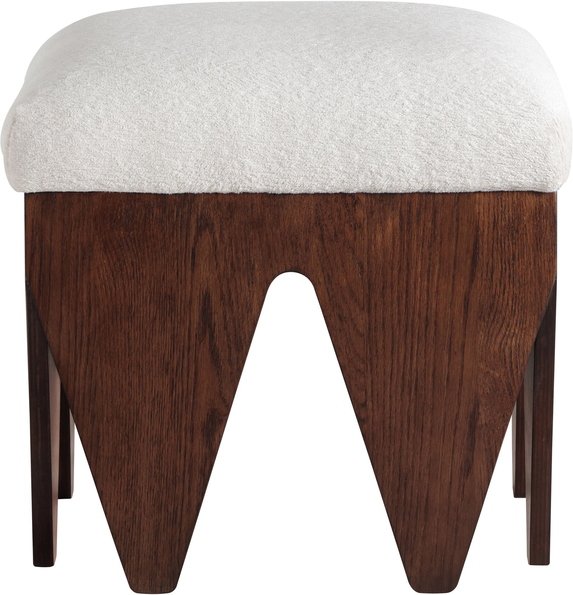 Altair - Fabric Bench - Dark Brown Base