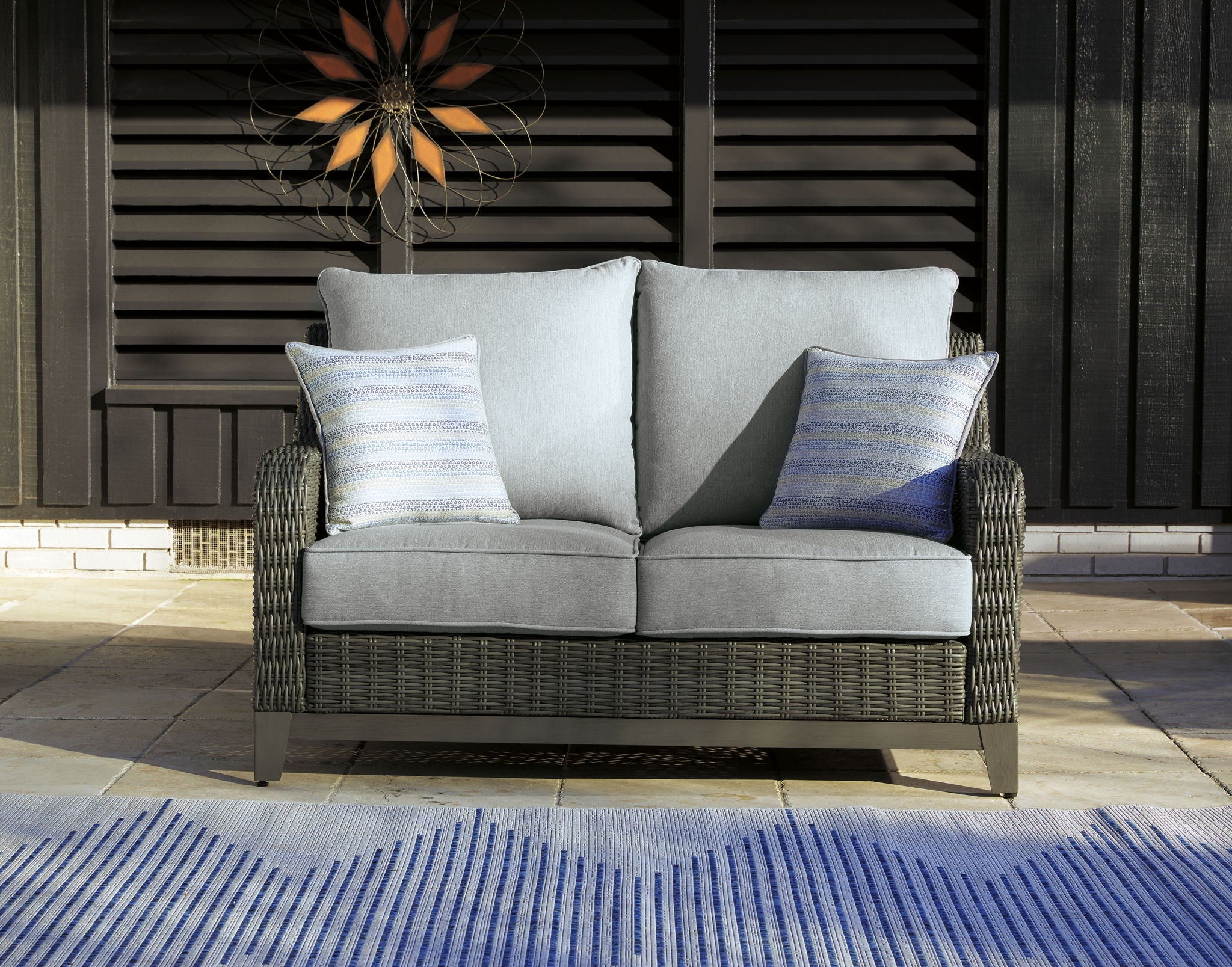 Elite Park - Gray - Loveseat w/Cushion - Urban Living Furniture (Los Angeles, CA)