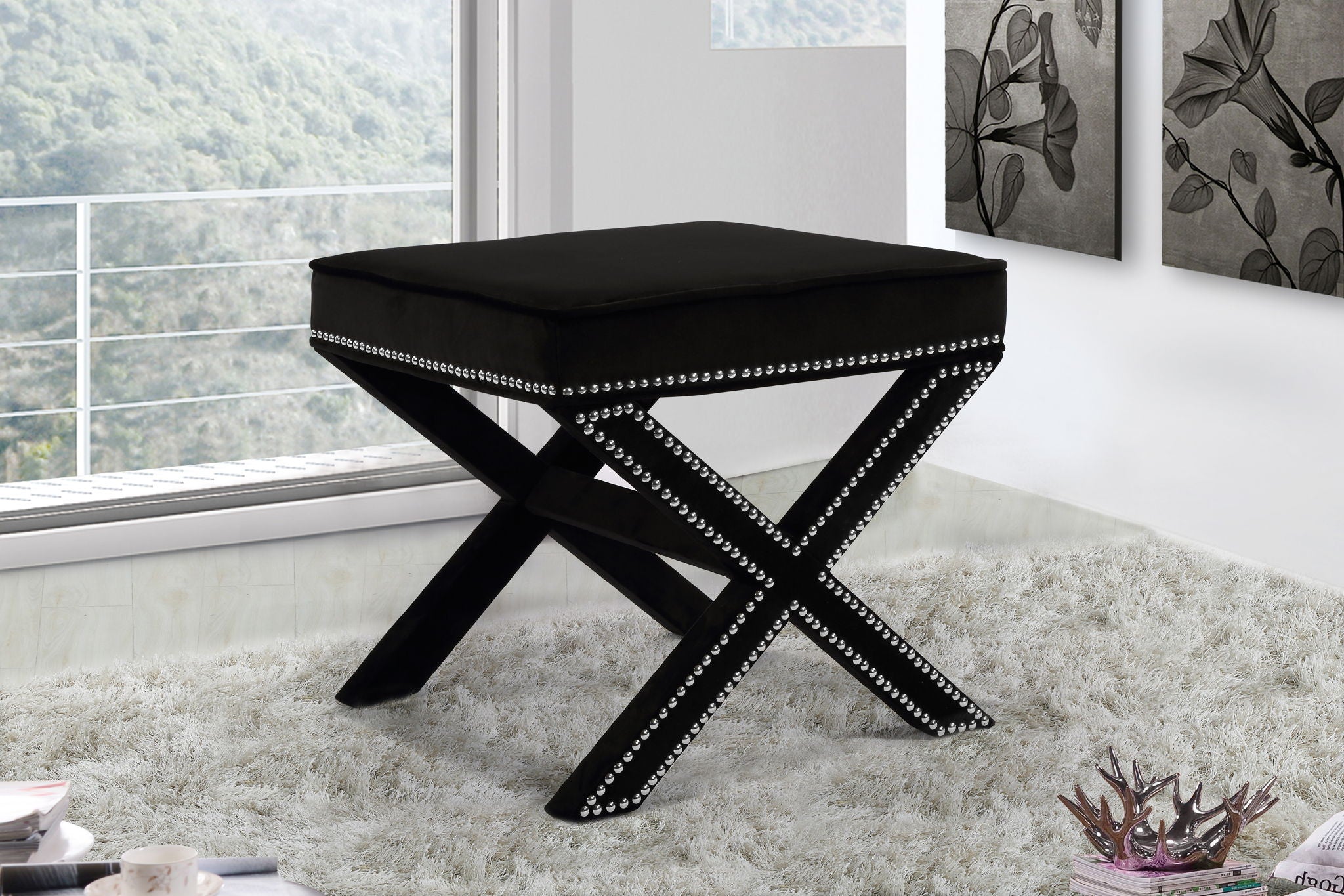 Nixon - Bench Ottoman - Urban Living Furniture (Los Angeles, CA)