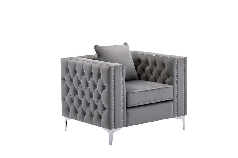 Lorreto - Velvet Chair - Urban Living Furniture (Los Angeles, CA)
