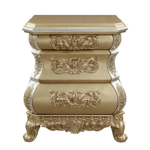 Seville - Nightstand - Gold Finish - Urban Living Furniture (Los Angeles, CA)