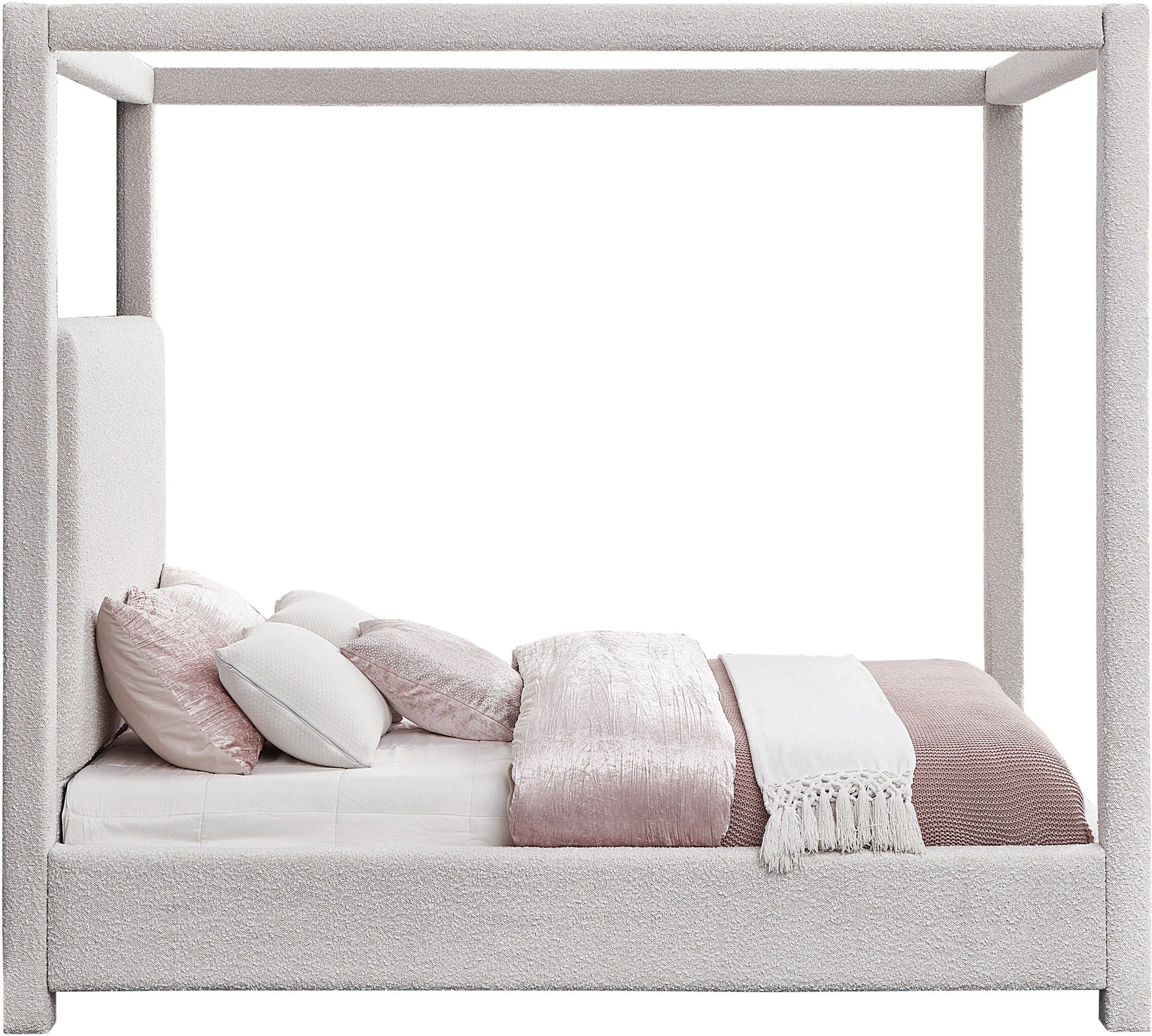 Eden - Boucle Fabric Upholstered Bed - Urban Living Furniture (Los Angeles, CA)
