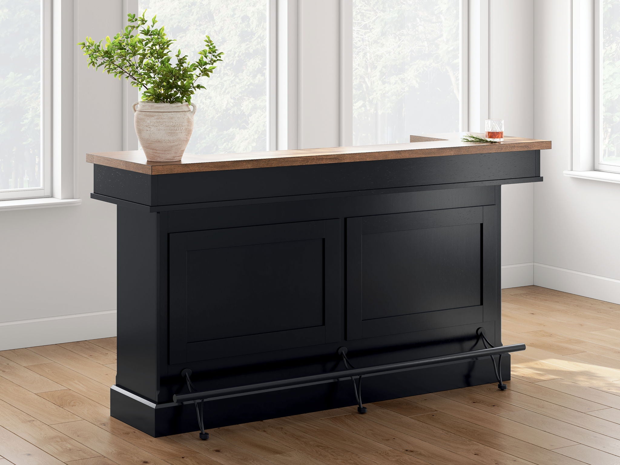 Wildenauer - Brown / Black - Bar - Urban Living Furniture (Los Angeles, CA)