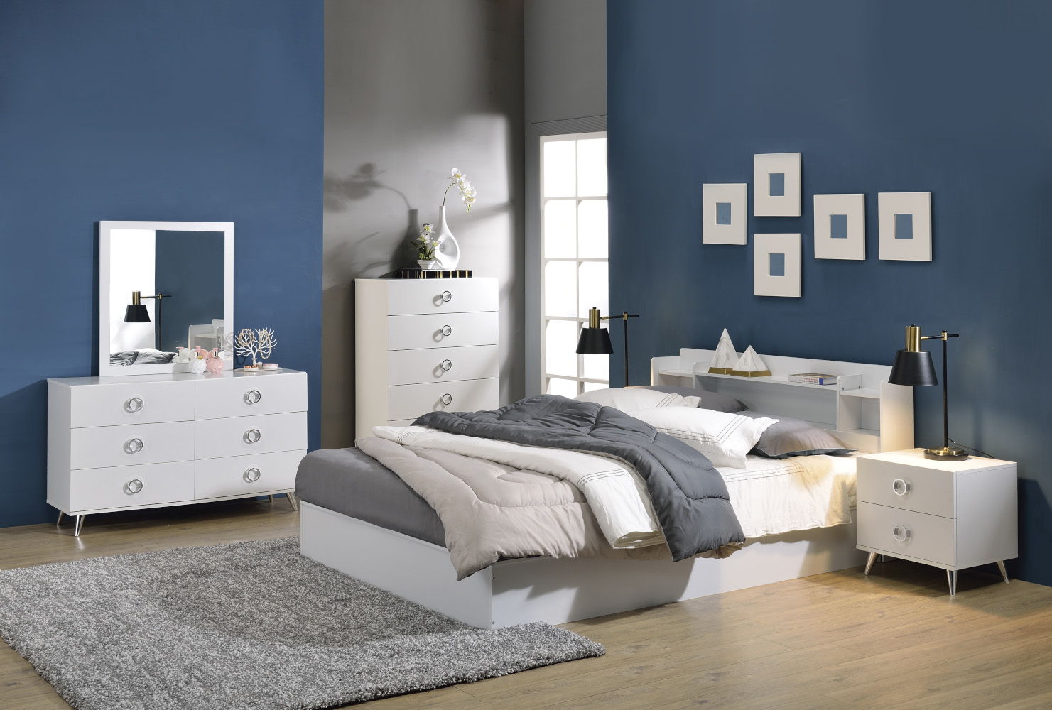 Perse - Mirror - White - Urban Living Furniture (Los Angeles, CA)
