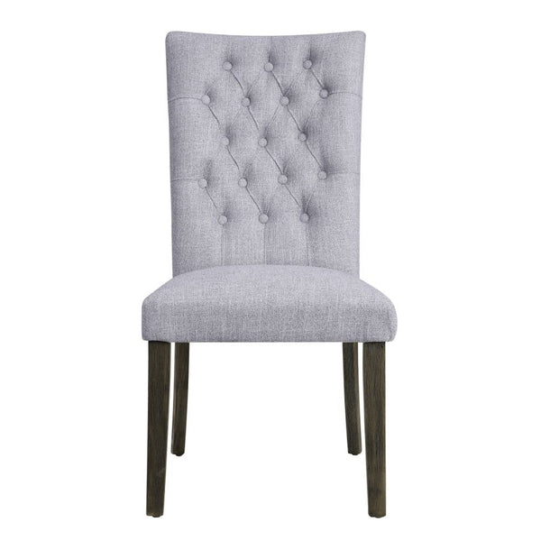 Merel - Side Chair (Set of 2) - Gray Linen & Gray Oak - Urban Living Furniture (Los Angeles, CA)