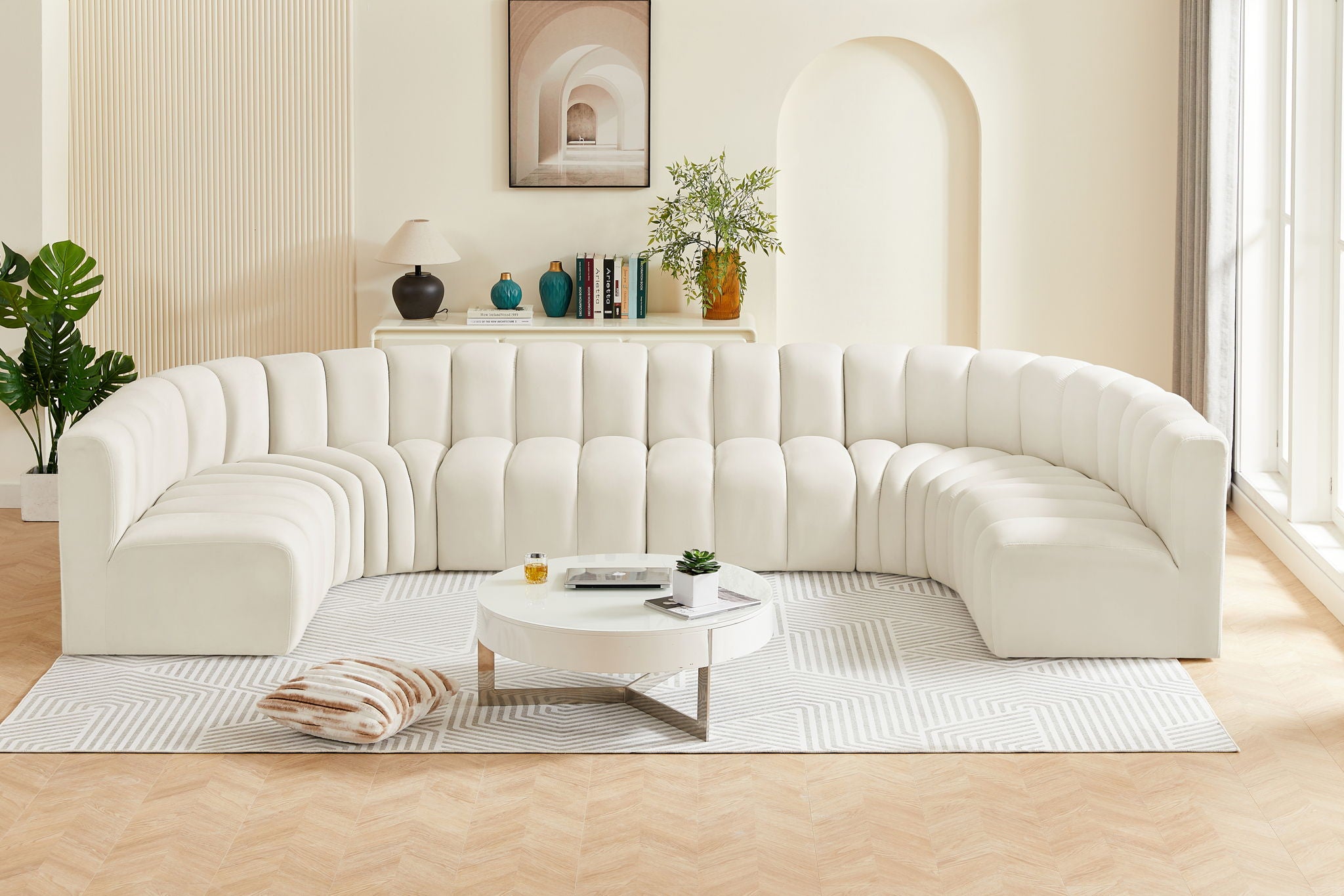Arc - Velvet Modular U-Shaped Sectional - Urban Living Furniture (Los Angeles, CA)
