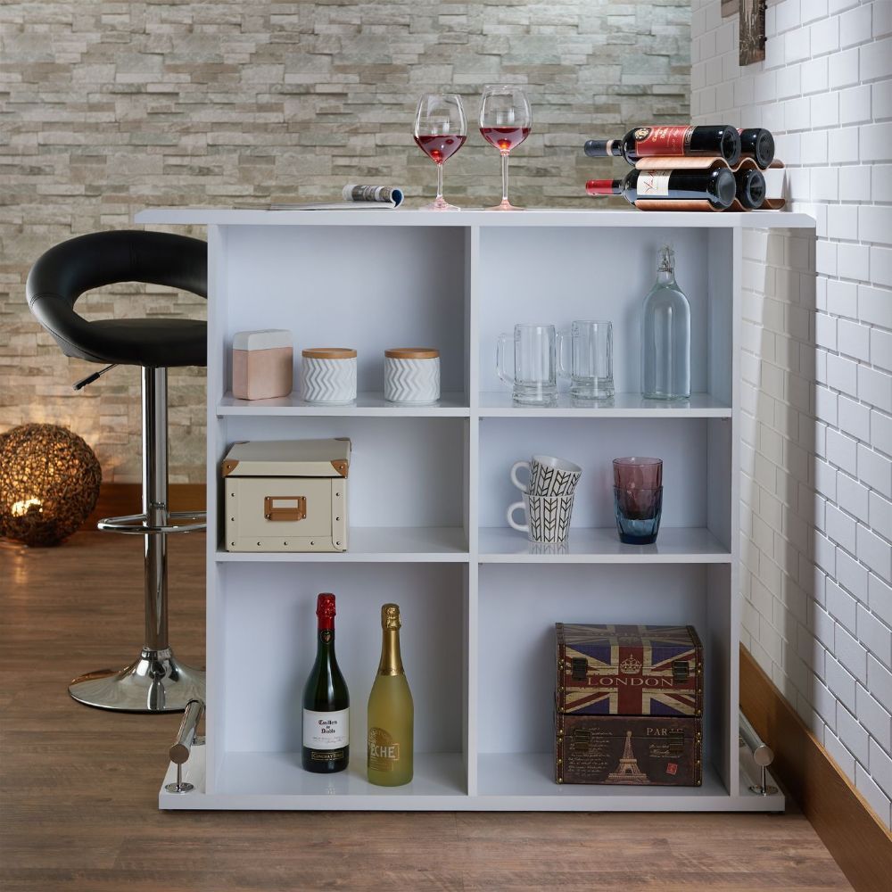 Kite - Bar Table - White High Gloss - Urban Living Furniture (Los Angeles, CA)