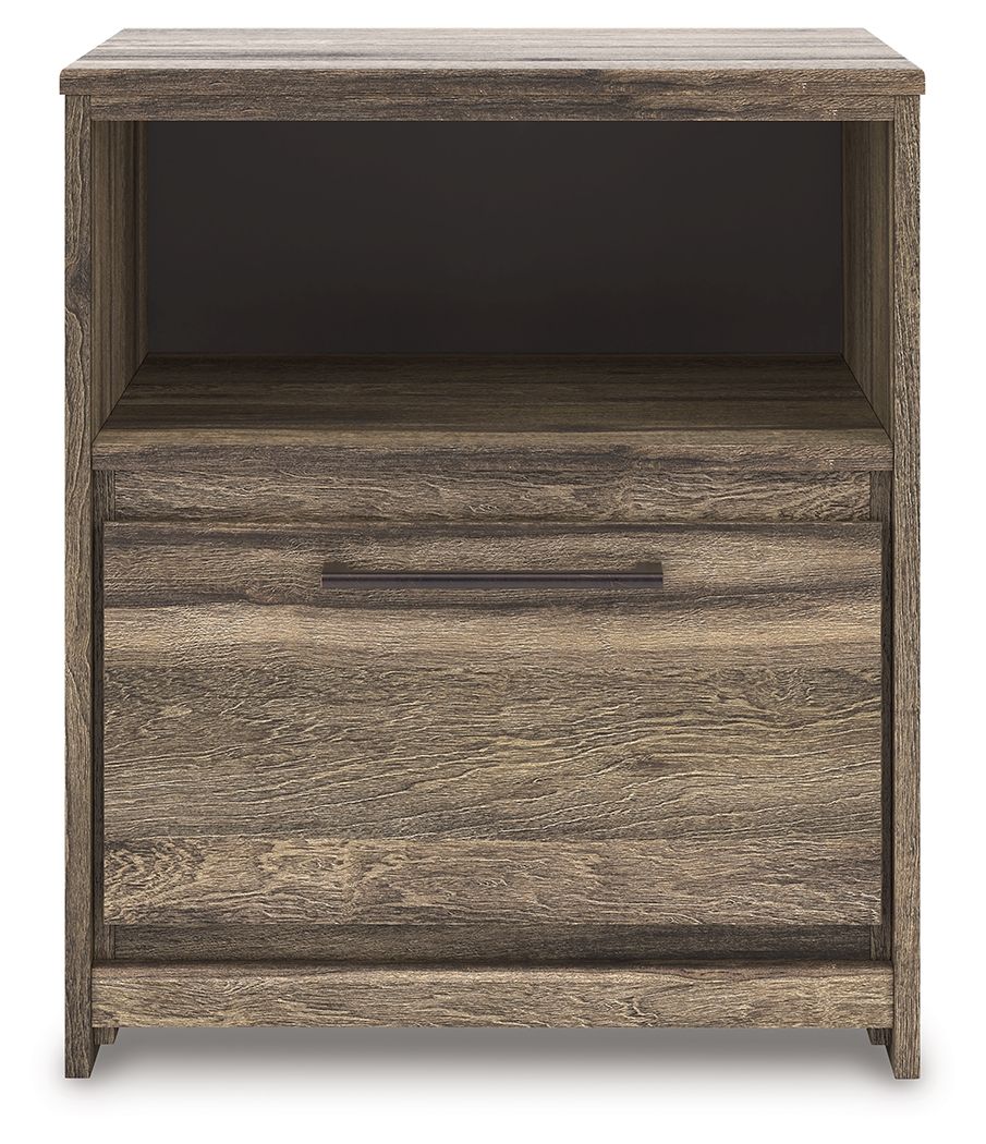 Elbrim - Brown - One Drawer Night Stand - Urban Living Furniture (Los Angeles, CA)