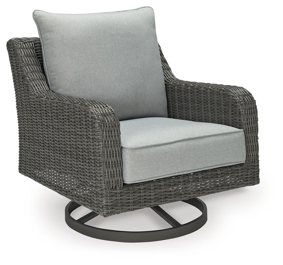 Elite Park - Swivel Lounge w/ Cushion - Gray - Urban Living Furniture (Los Angeles, CA)