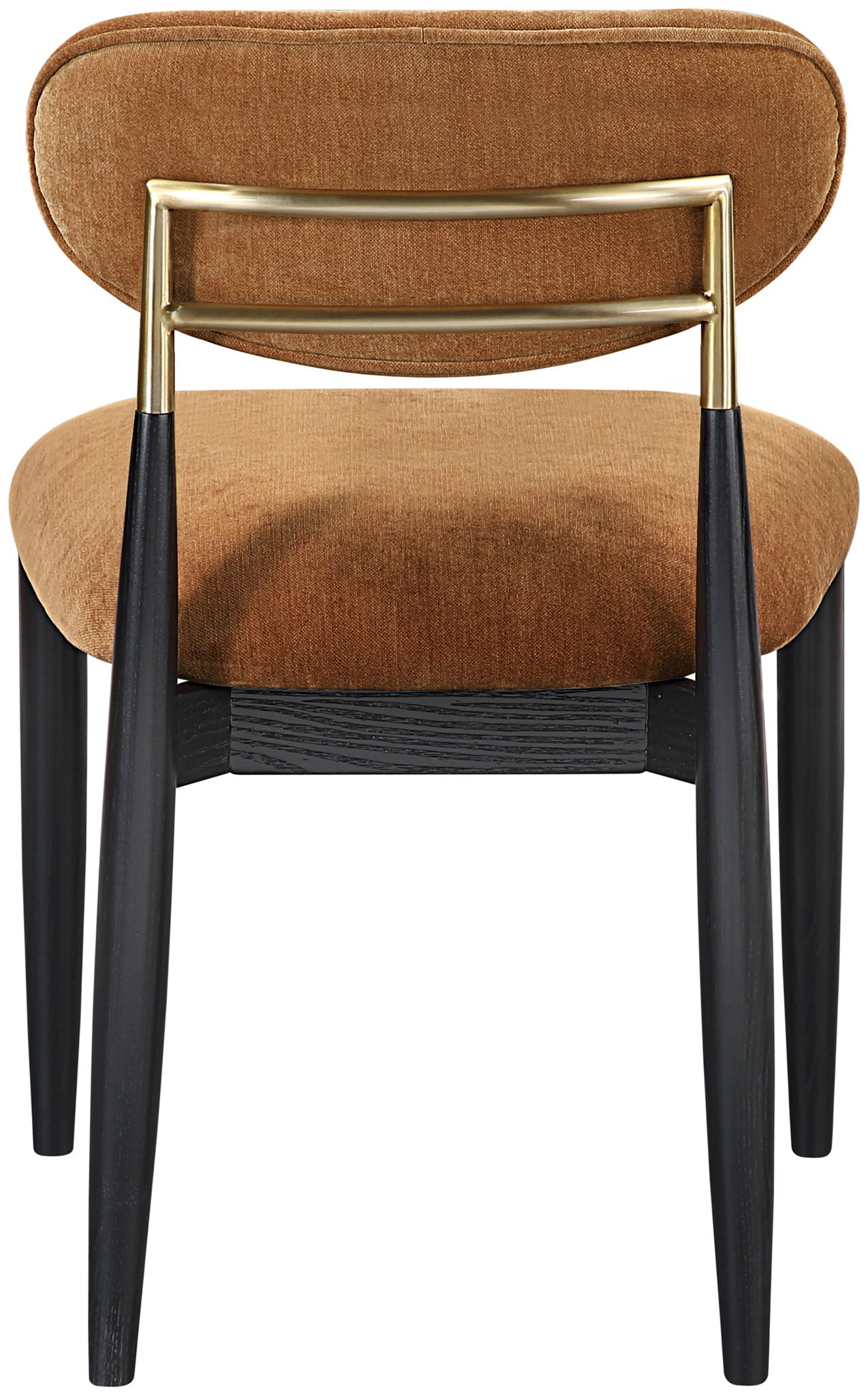 Riccio - Fabric Dining Side Chair (Set of 2) - Black And Gold Frame - Urban Living Furniture (Los Angeles, CA)