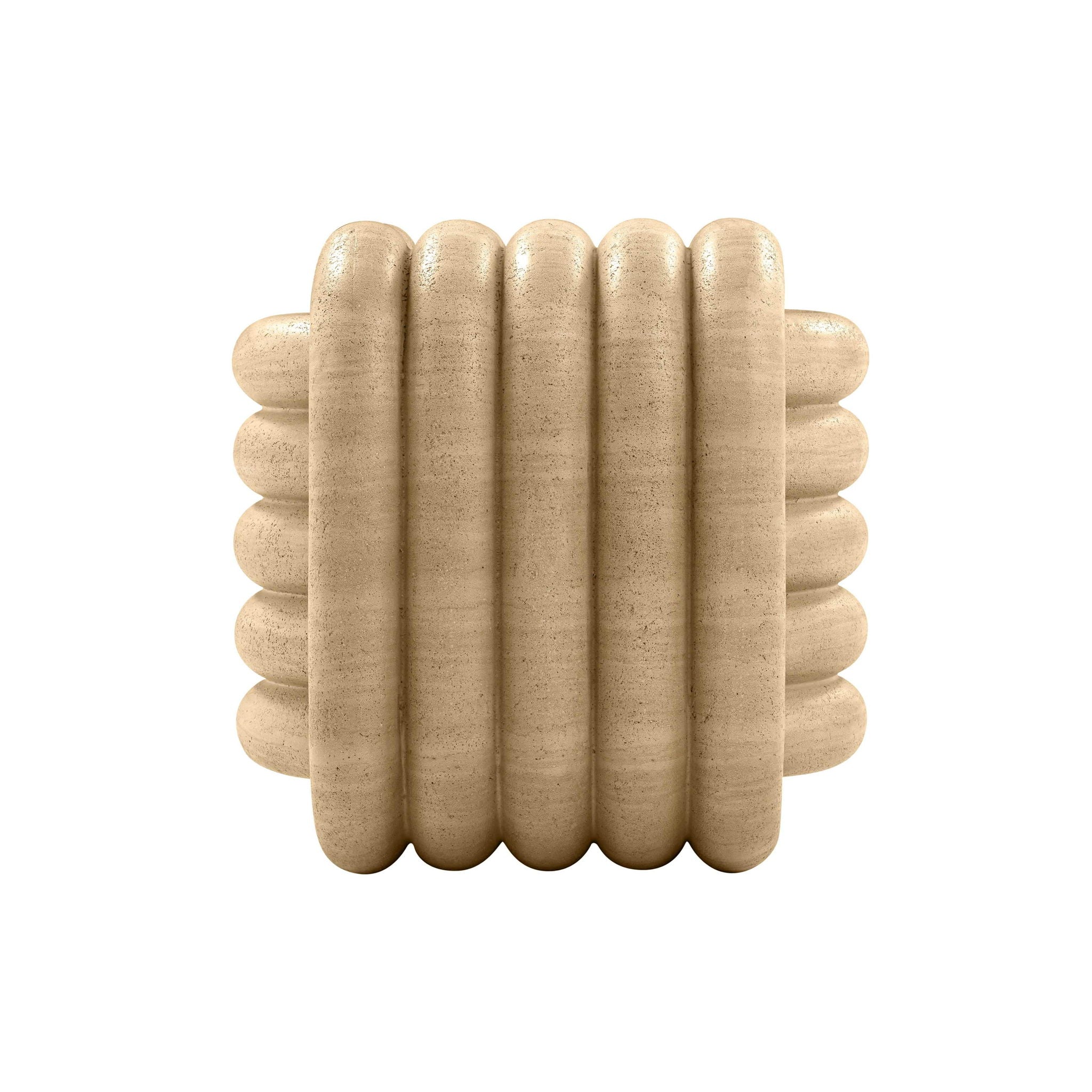 Love Knot - Faux Marble Indoor / Outdoor Accent Stool - Urban Living Furniture (Los Angeles, CA)