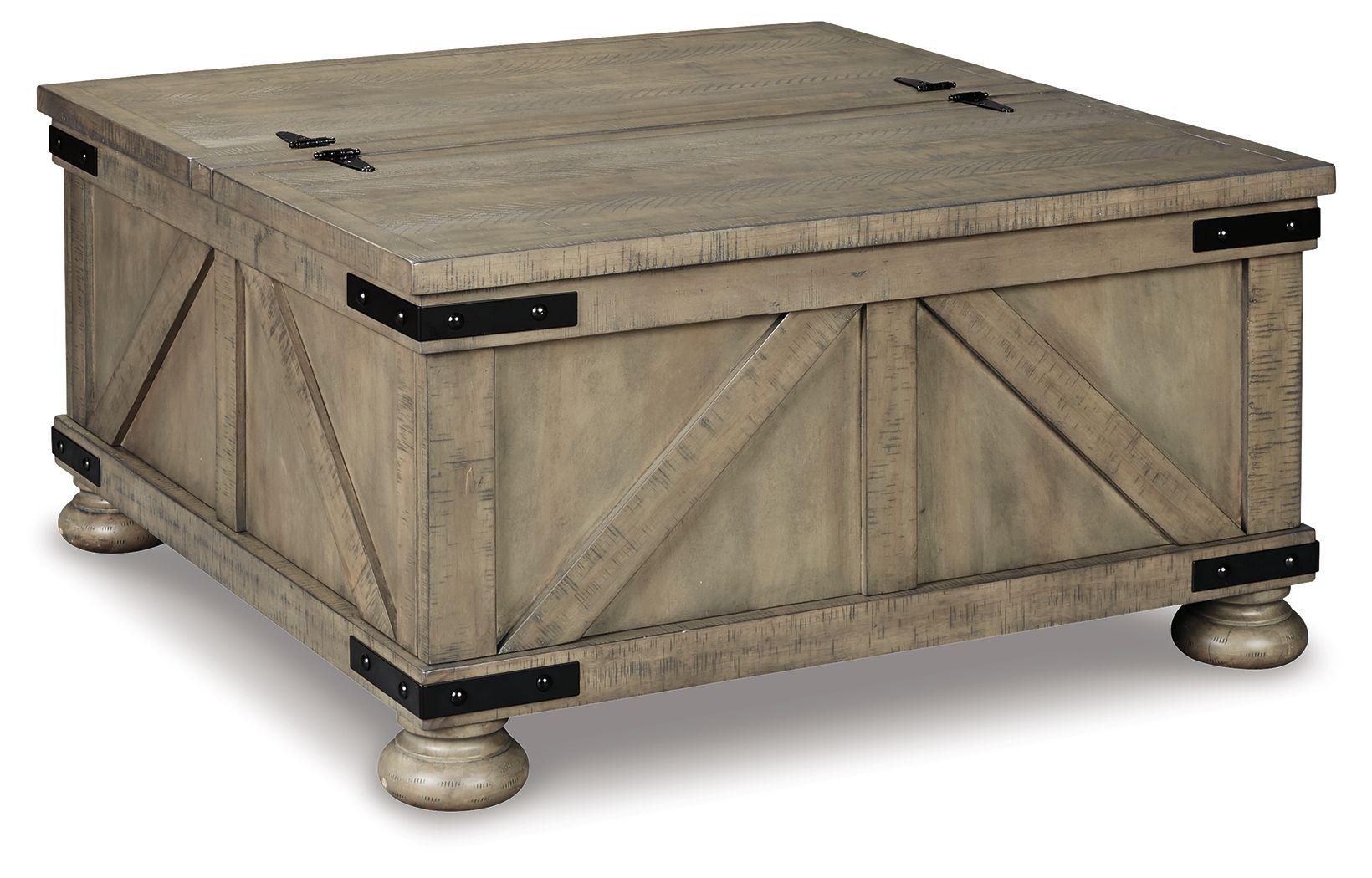 Aldwin - Gray - Cocktail Table With Storage - Square - Urban Living Furniture (Los Angeles, CA)