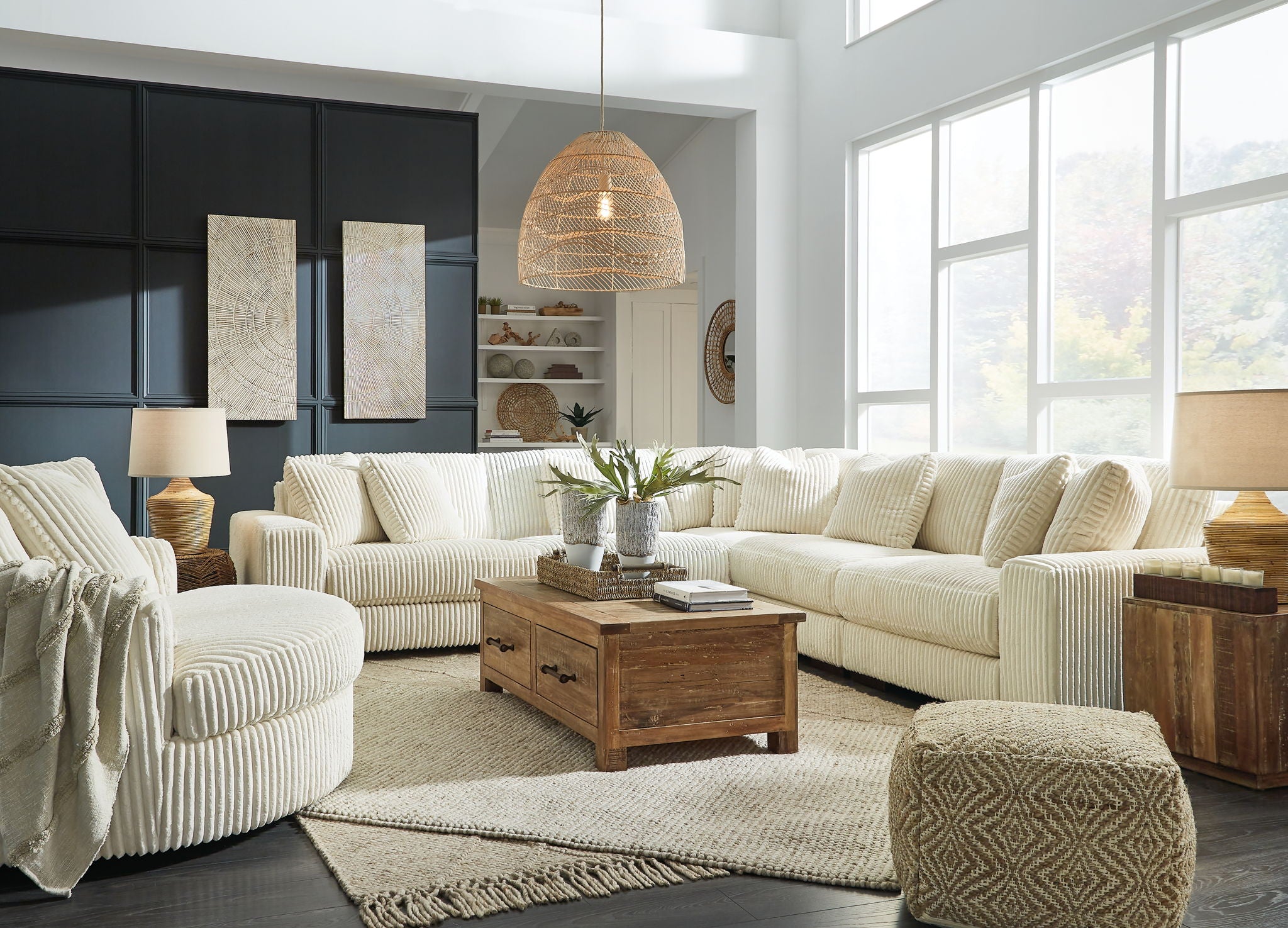 Lindyn - Corner Chair - Urban Living Furniture (Los Angeles, CA)