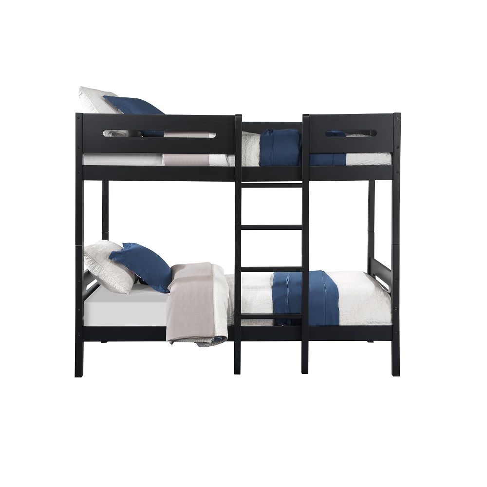 Ekko - Twin Over Twin Bunk Bed - Black - Urban Living Furniture (Los Angeles, CA)